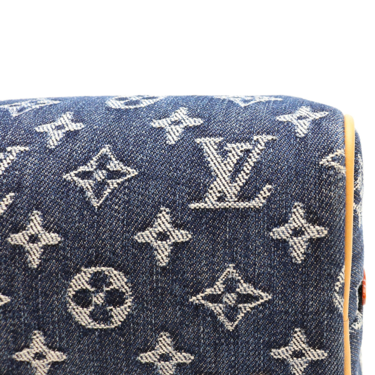 Louis Vuitton Dark Blue Monogram Denim Handbag (Pre-Owned)