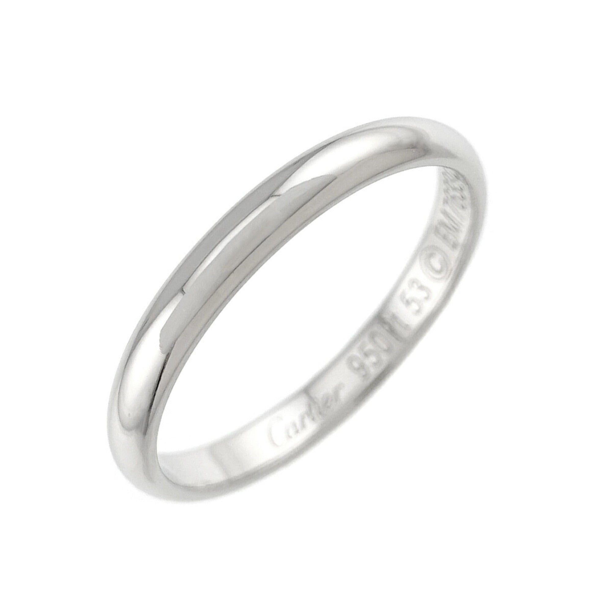 Cartier Platinum 950 Band Ring (Pre-Owned)