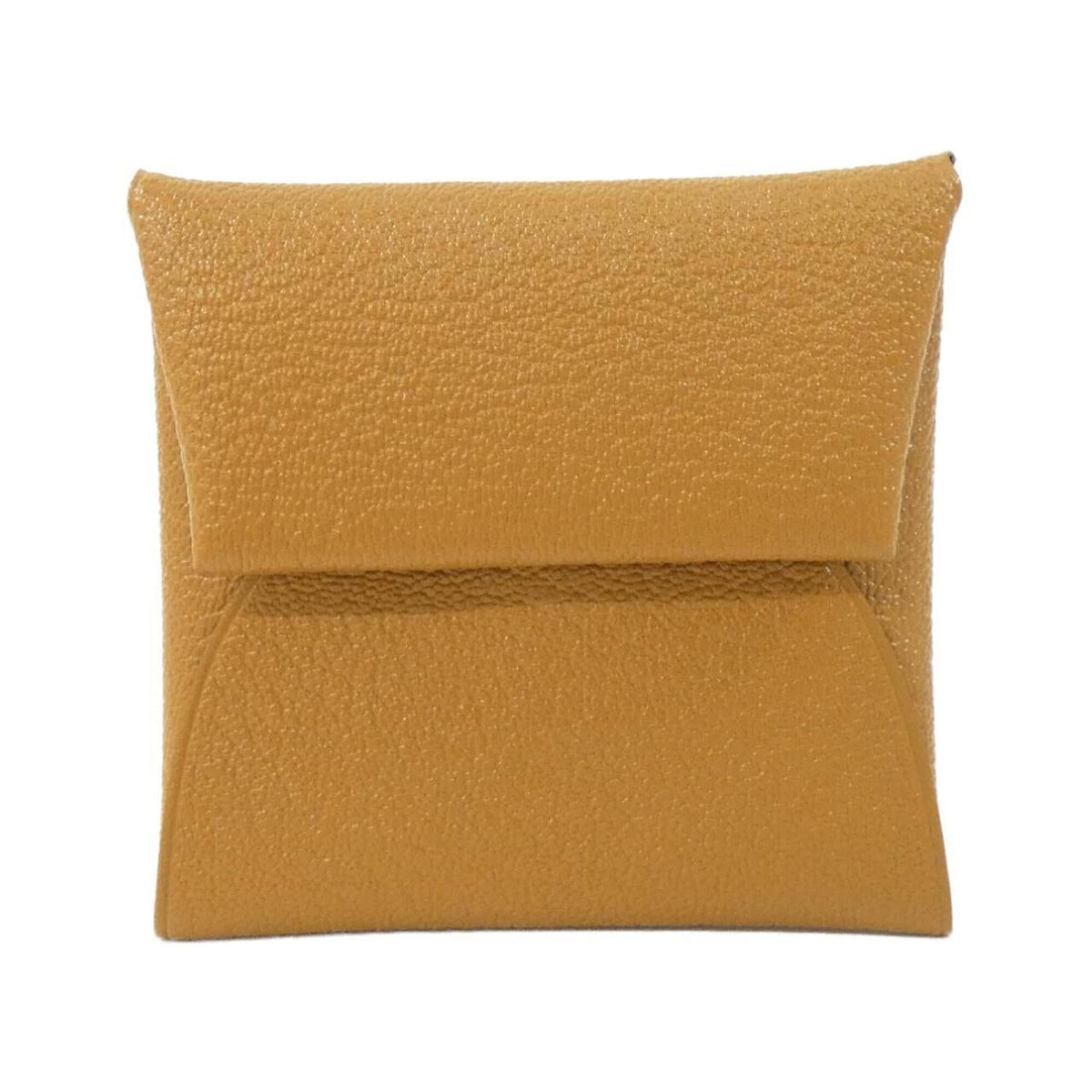 Hermes Bastia Caramel Chevre Leather Coin Purse/Coin Case (Pre-Owned)