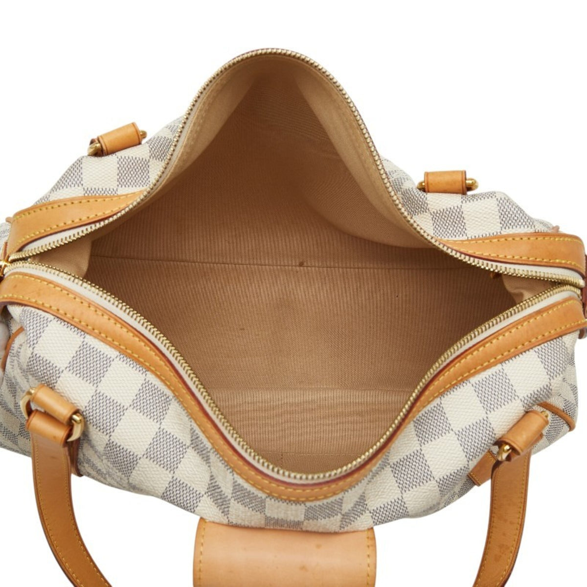 Louis Vuitton Ivory White Pvc Leather Handbag Tote Bag (Pre-Owned)