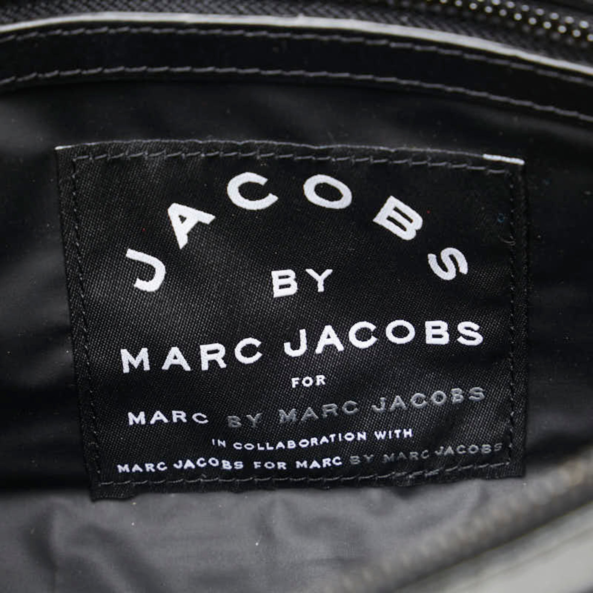 Marc Jacobs Black Khaki Pvc Leather Pouch (Pre-Owned)
