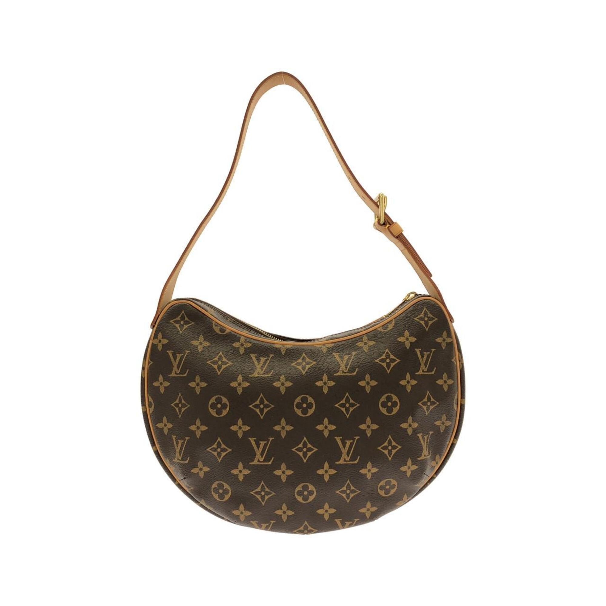 Louis Vuitton Marron Monogram Coated Canvas Shoulder Bag (Pre-Owned)