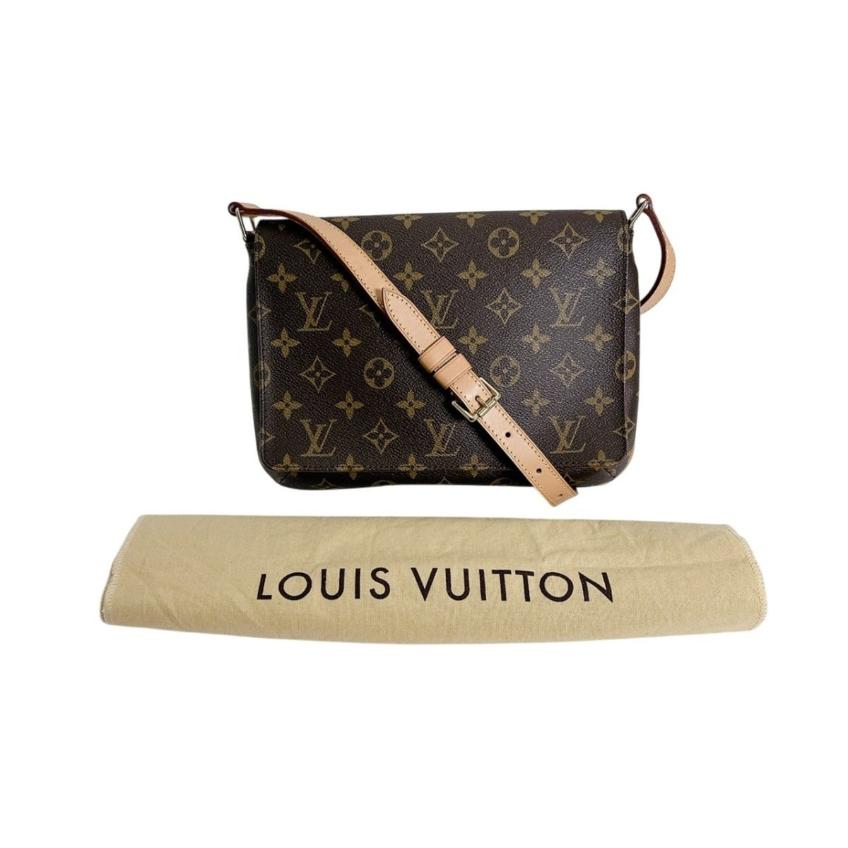 Louis Vuitton Brown Monogram Shoulder Bag (Pre-Owned)