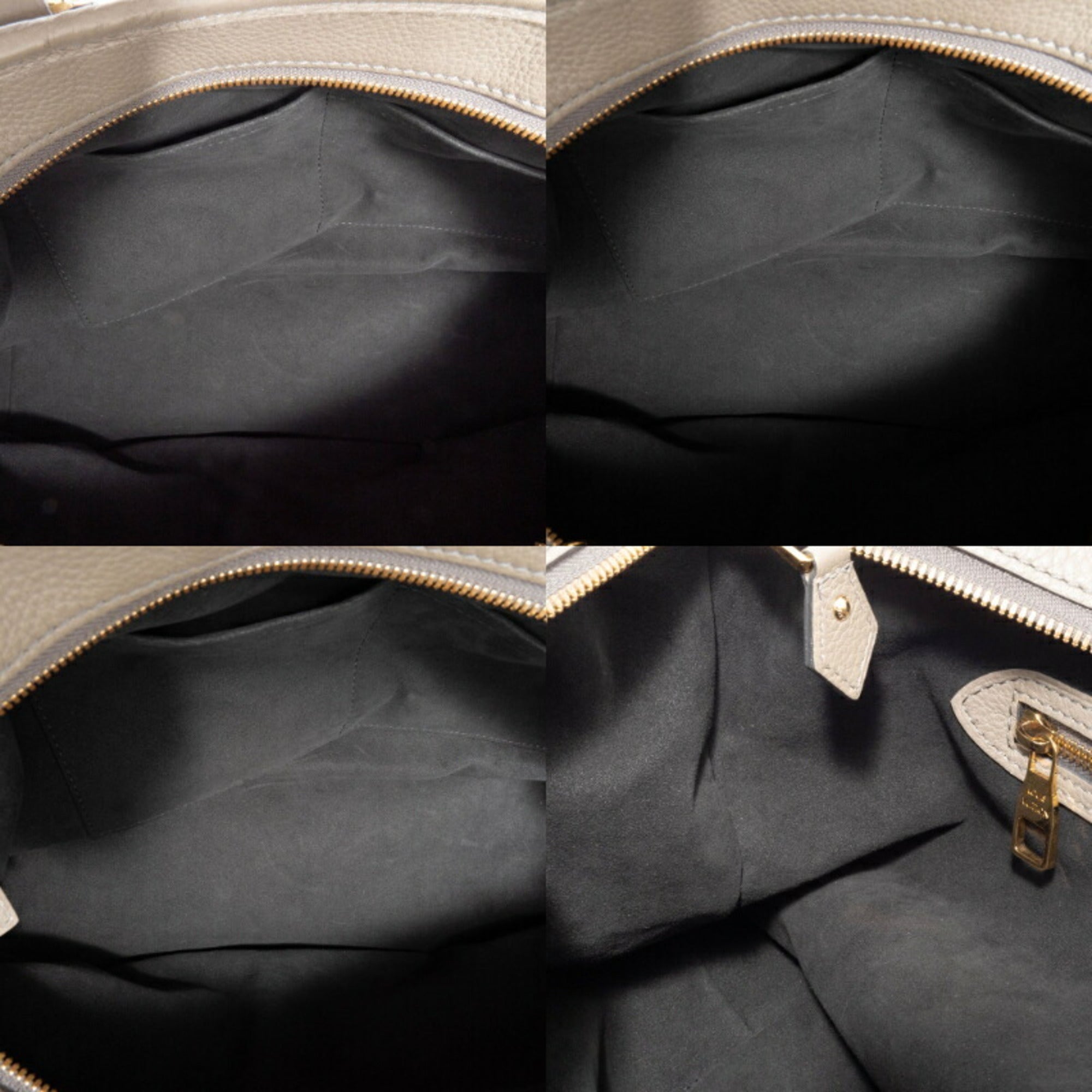 Louis Vuitton Mahina Beige Mahina Leather Shoulder Bag (Pre-Owned)