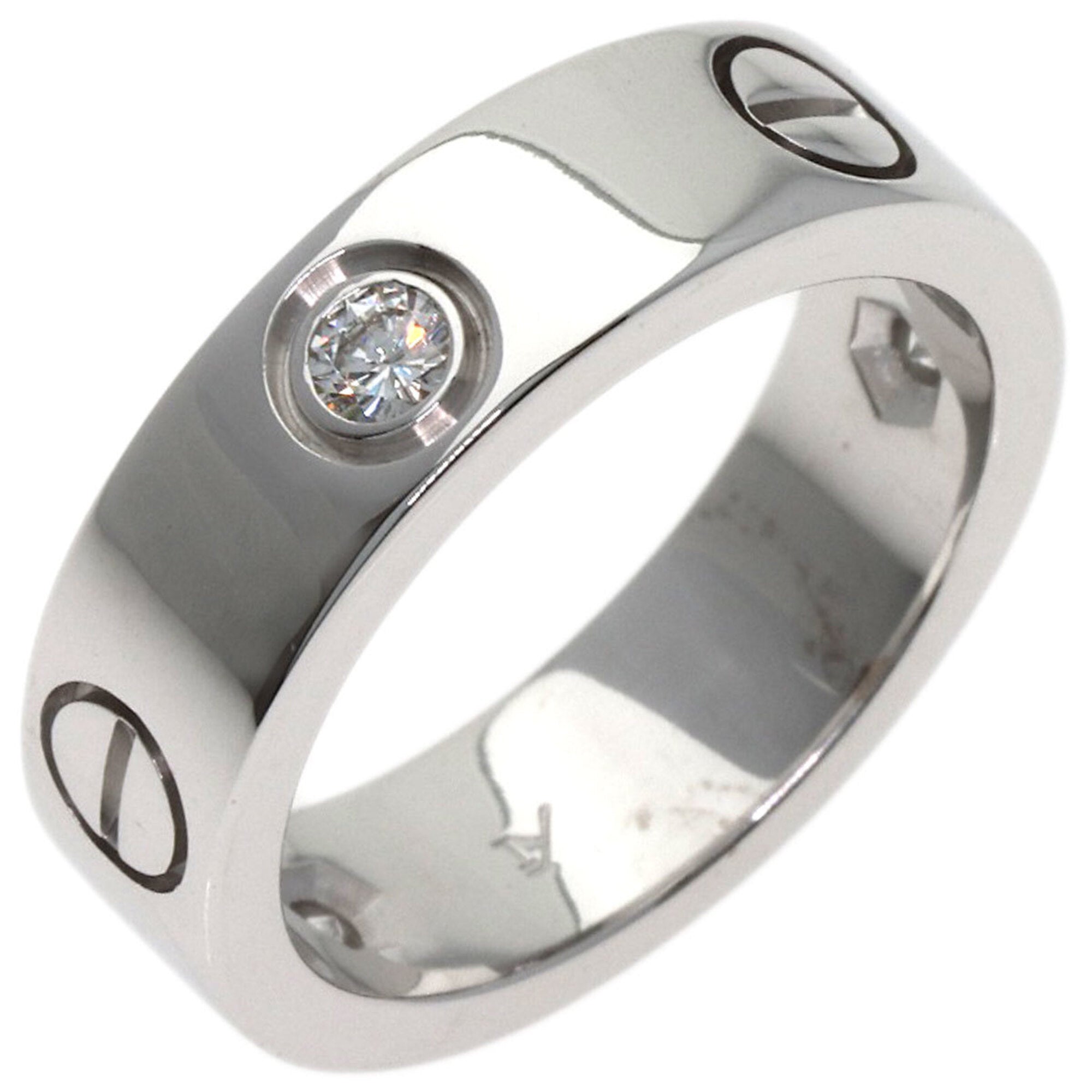 Cartier Love White Gold (18K) Band Ring (Pre-Owned)