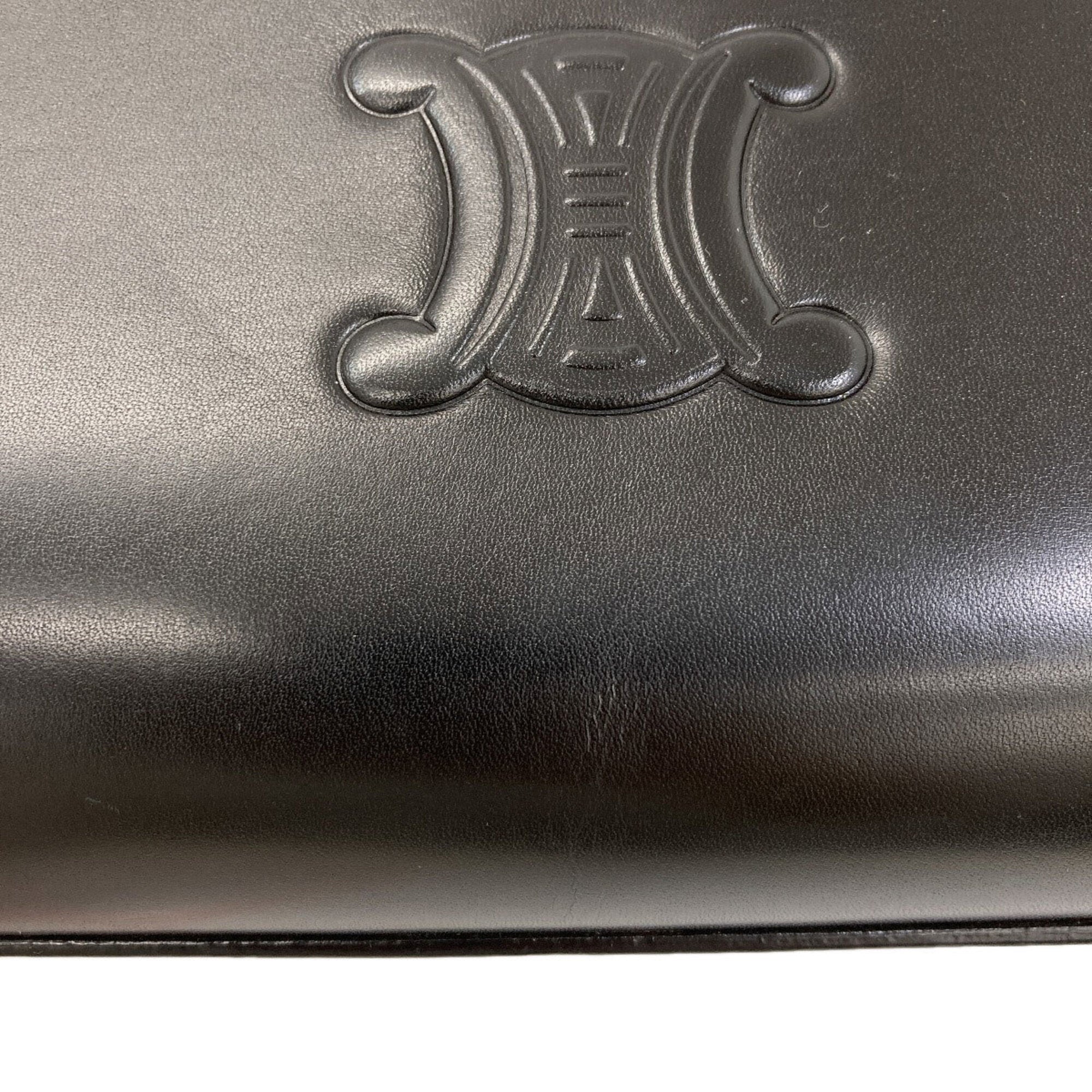 Celine Black Leather Handbag (Pre-Owned)