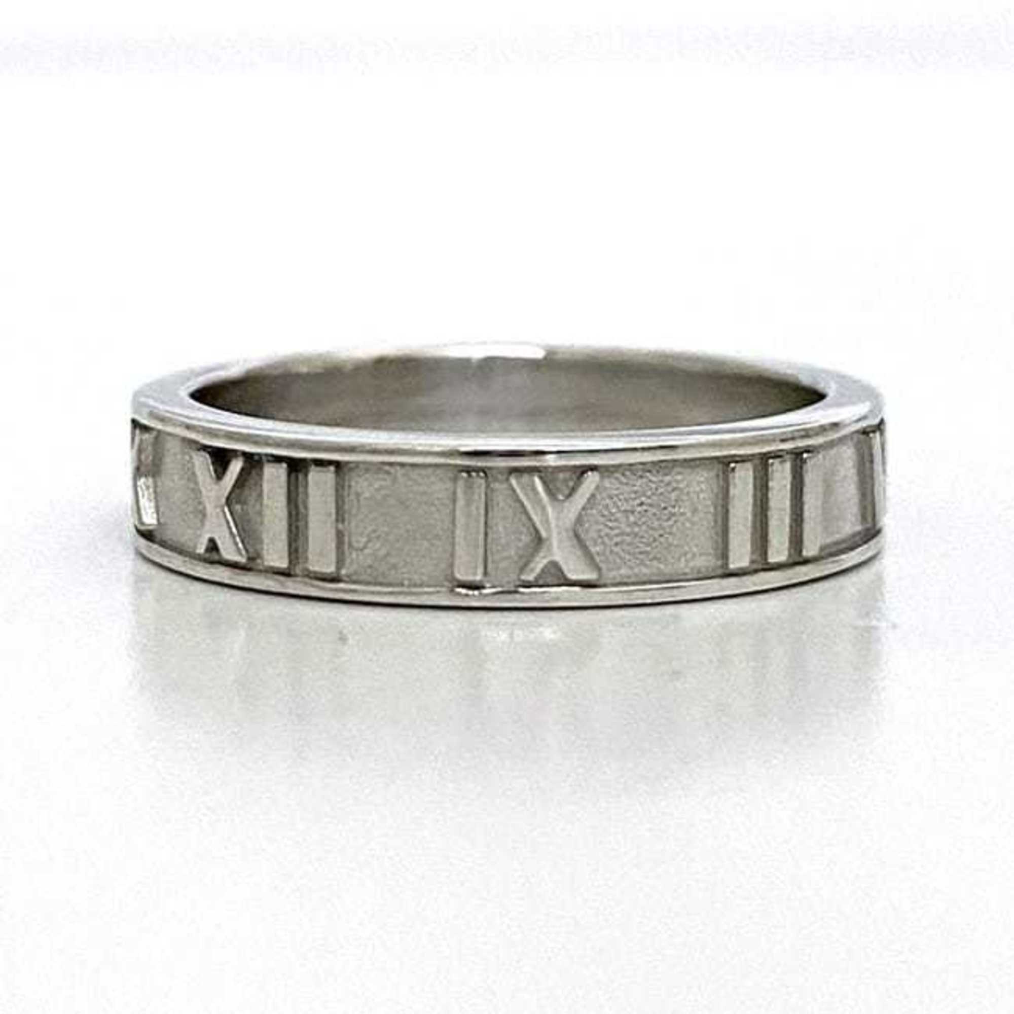 Tiffany Atlas Silver 925 Band Ring (Pre-Owned)
