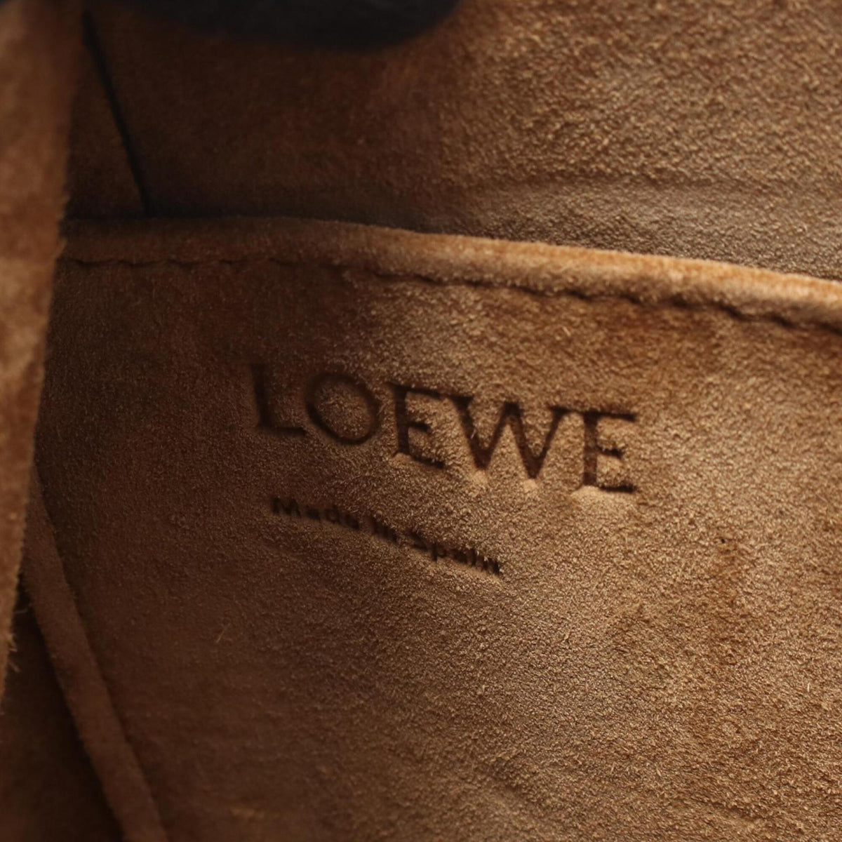 Loewe Beige Brown Leather Handbag (Pre-Owned)