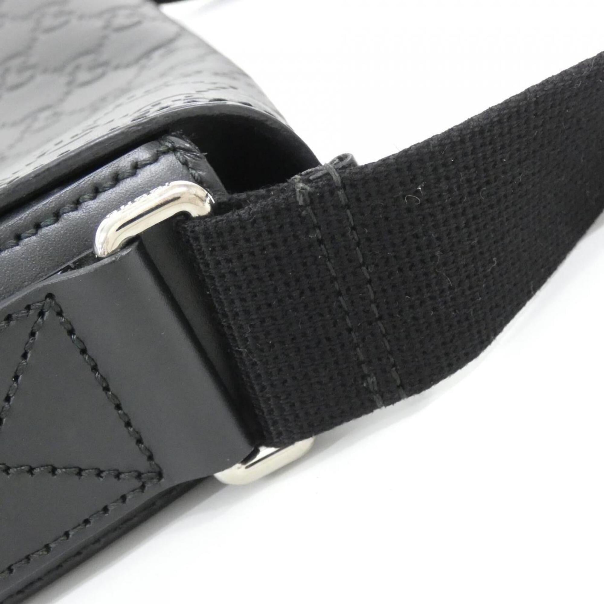 Gucci Black Leather Shoulder Bag (Pre-Owned)