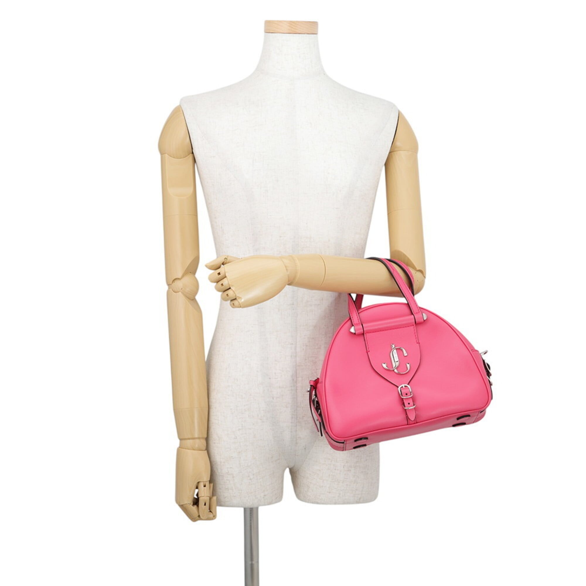 Jimmy Choo Pink Leather Handbag (Pre-Owned)