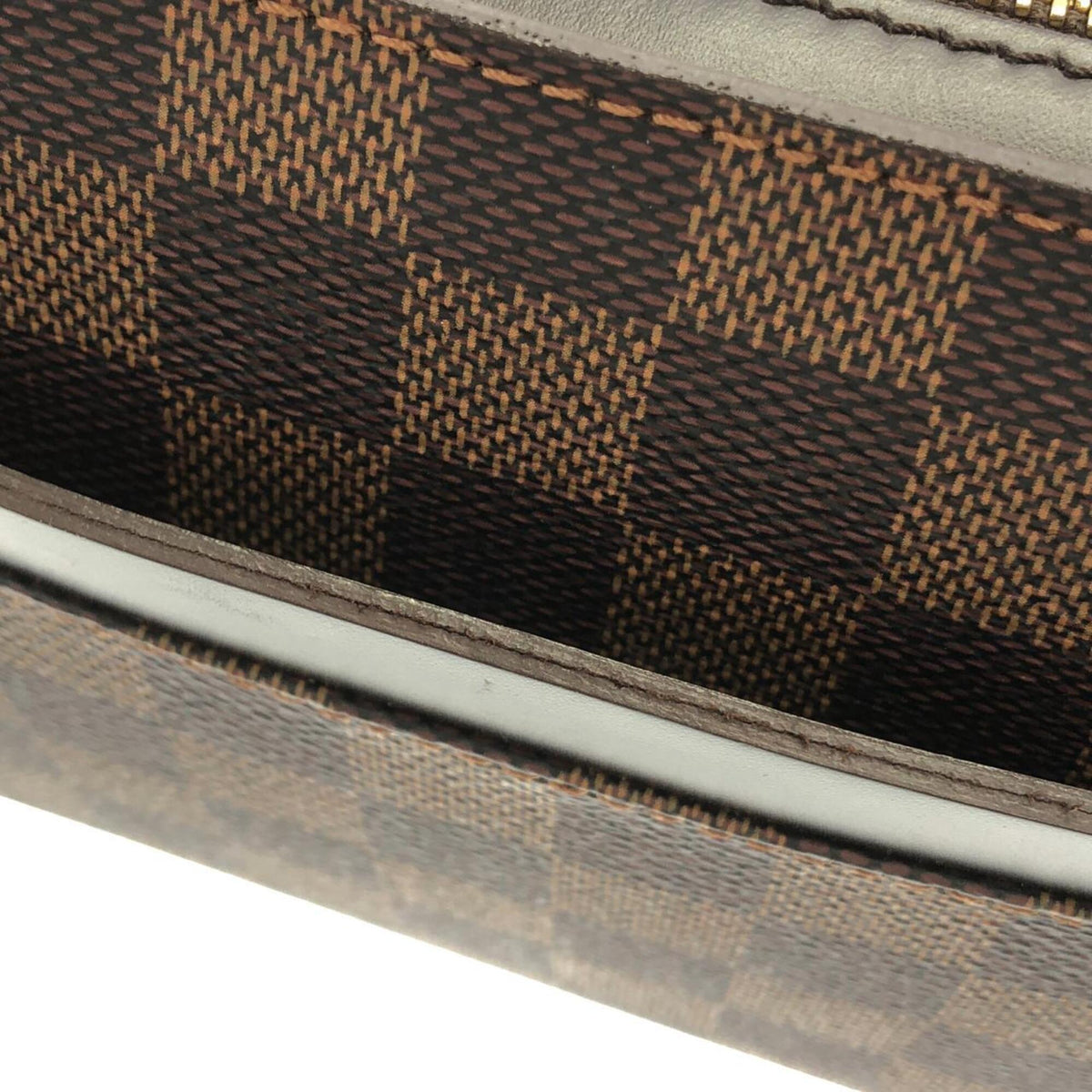 Louis Vuitton Ebene Coated Canvas Clutch Bag (Pre-Owned)