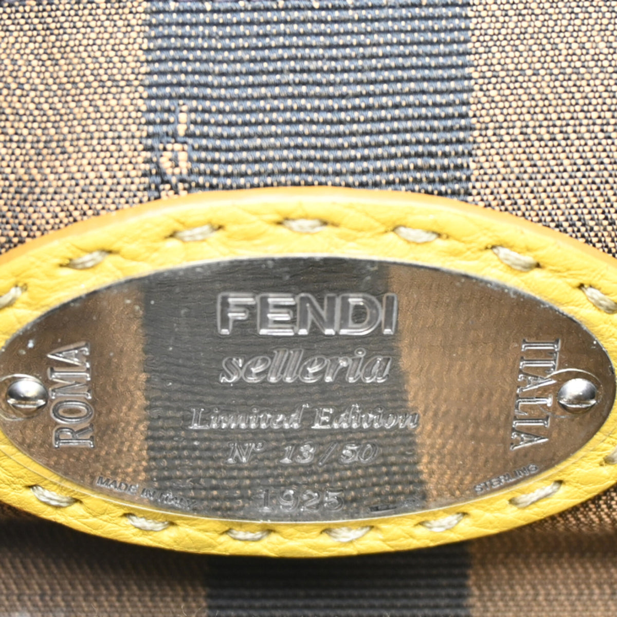 Fendi Yellow Leather Handbag (Pre-Owned)