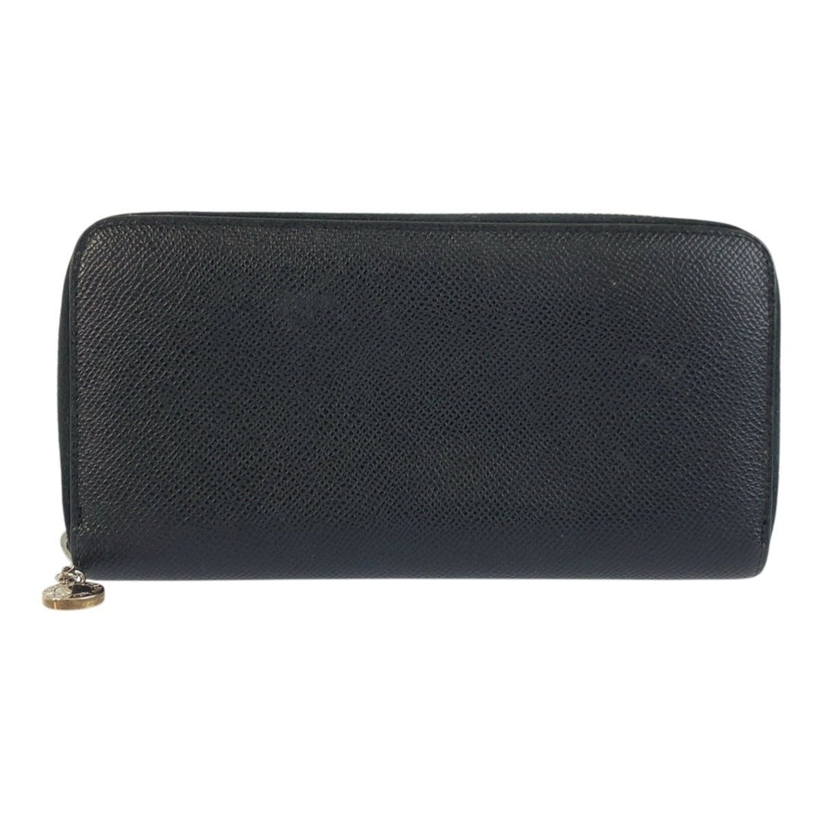 Bvlgari Black Leather Long Wallet (Bi-Fold) (Pre-Owned)