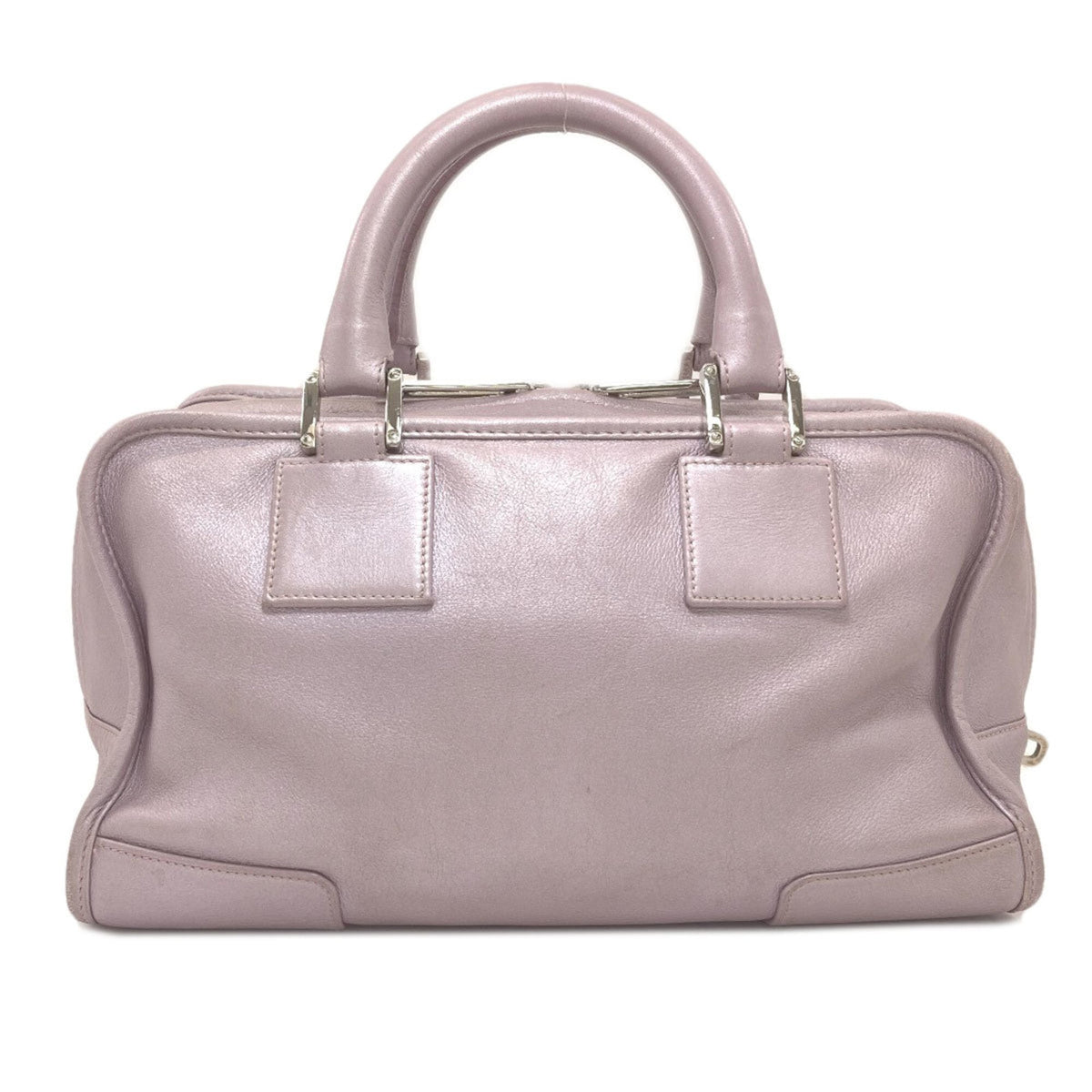 Loewe Purple Leather Handbag (Pre-Owned)