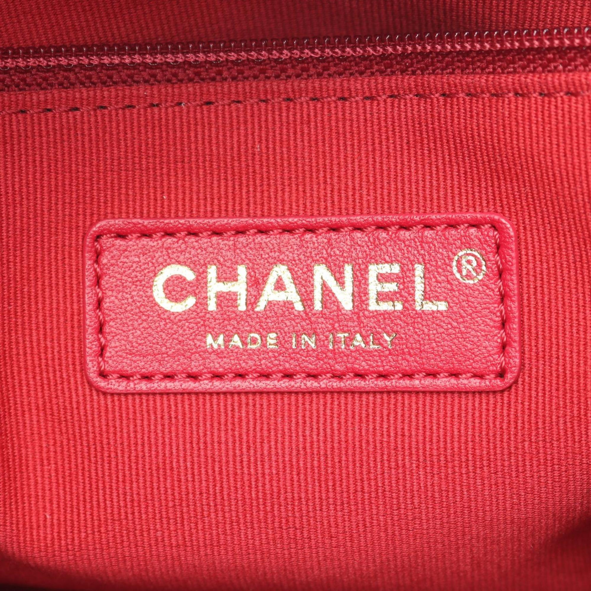 Chanel Black Leather Tote Bag (Pre-Owned)