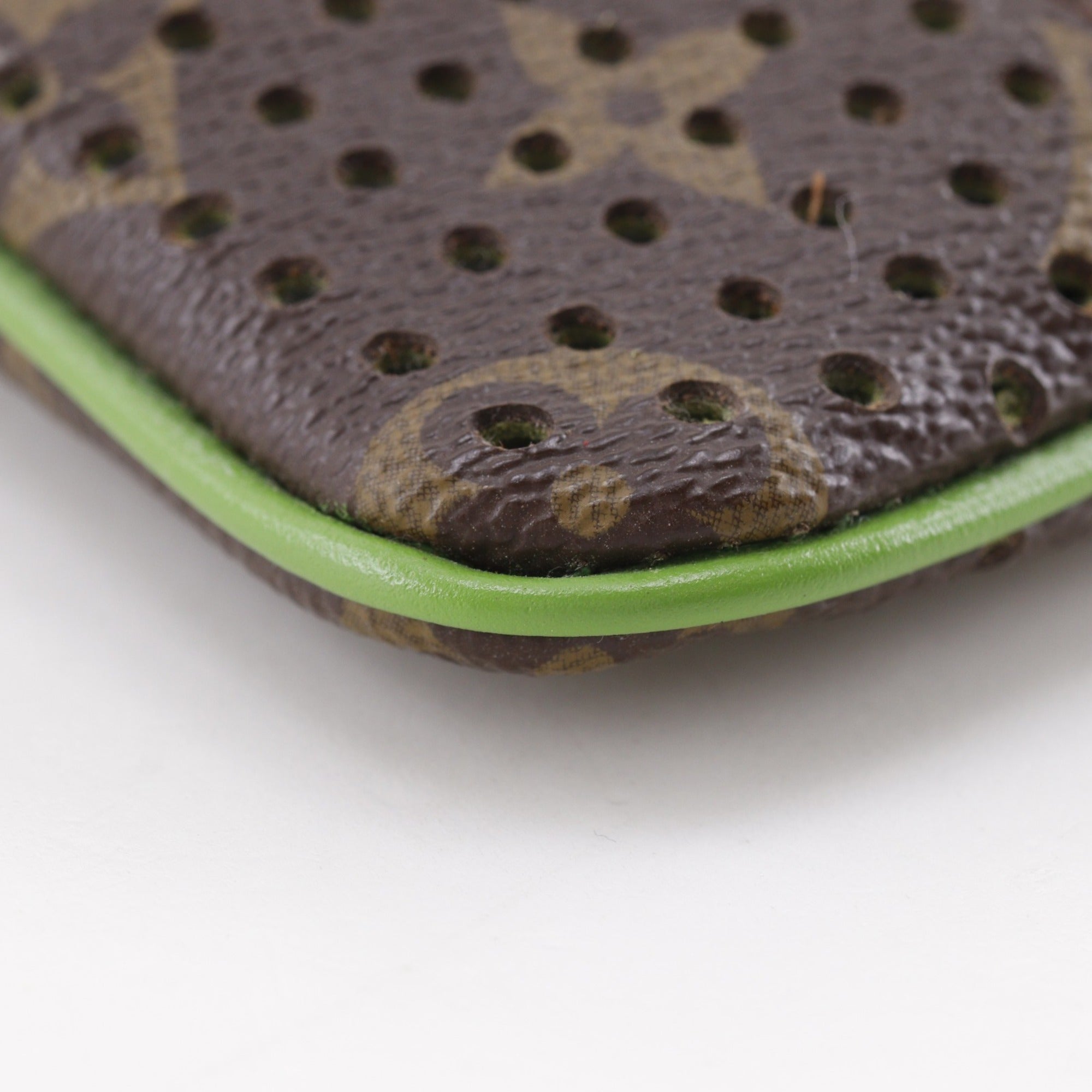 Louis Vuitton Brown Monogram Vert Monogram Pochette Pouch (Pre-Owned)