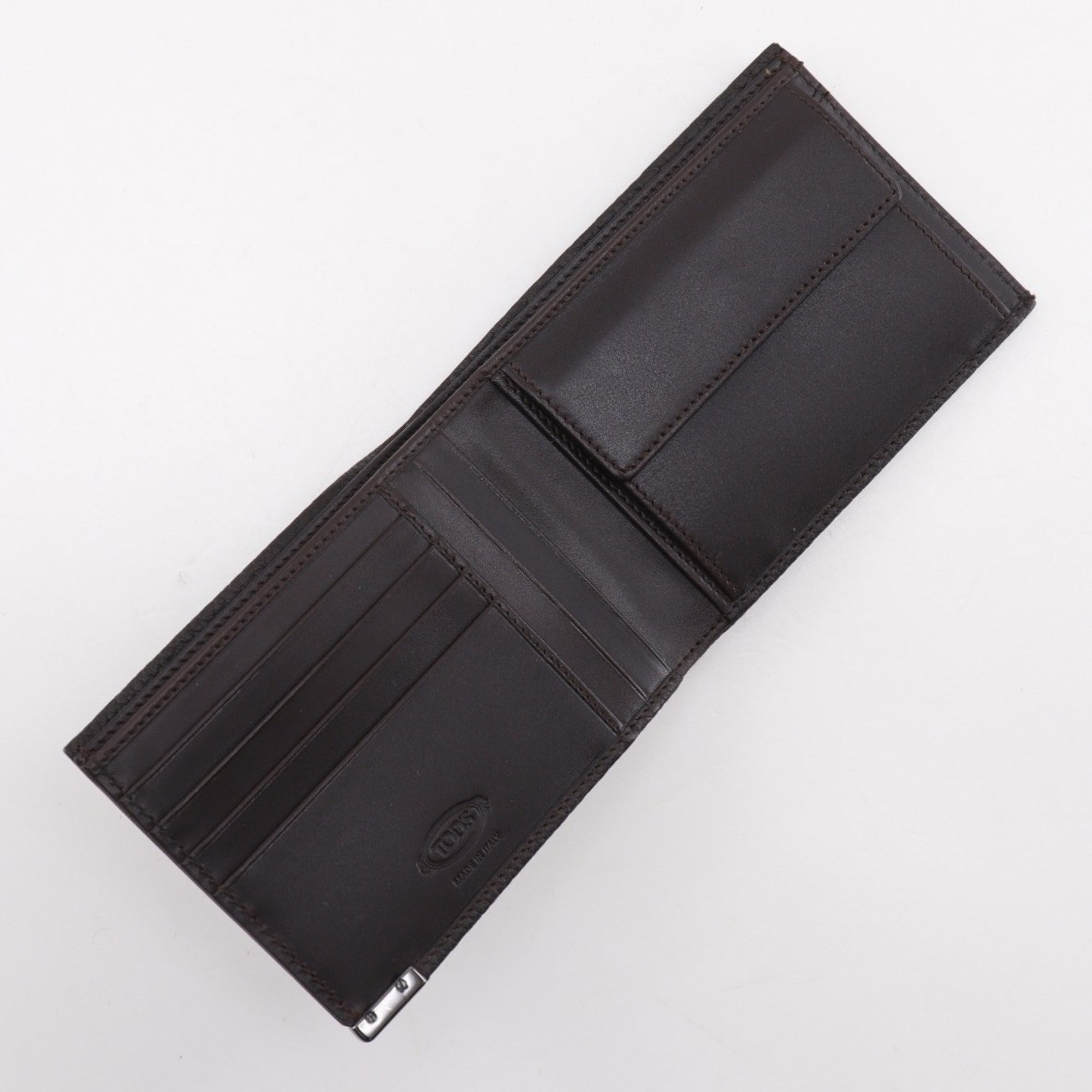 Tod's Brown Leather Wallet (Bi-Fold) (Pre-Owned)