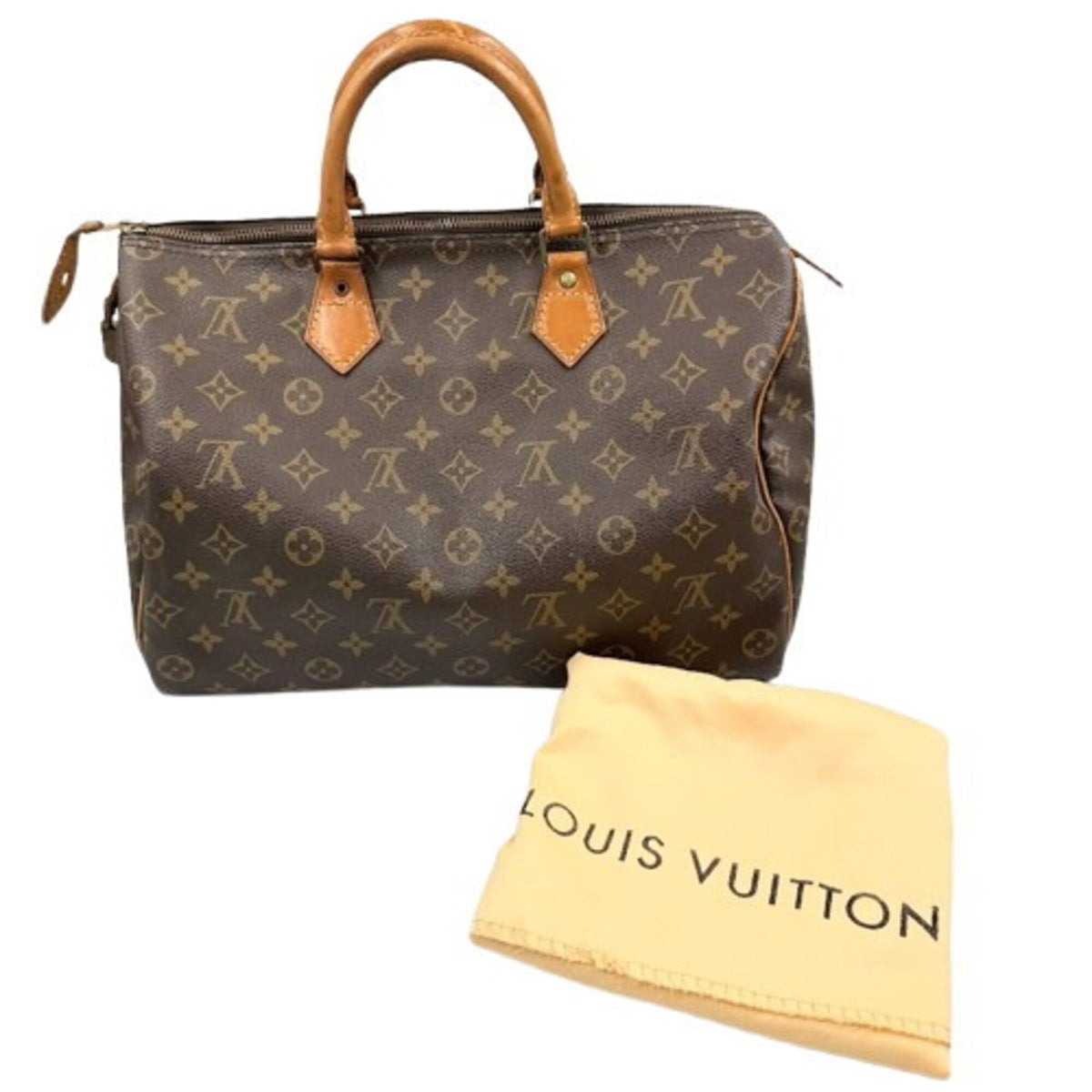 Louis Vuitton Monogram Brown Pvc Boston Bag Handbag (Pre-Owned)