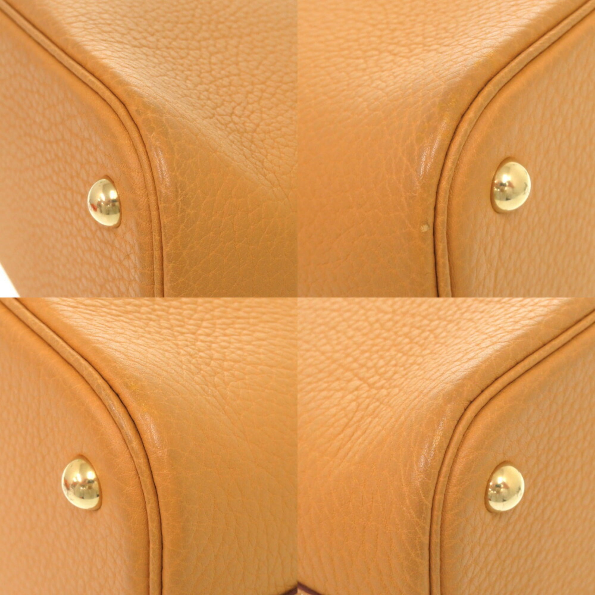 Hermes Natural Sable Fjord Leather Handbag (Pre-Owned)