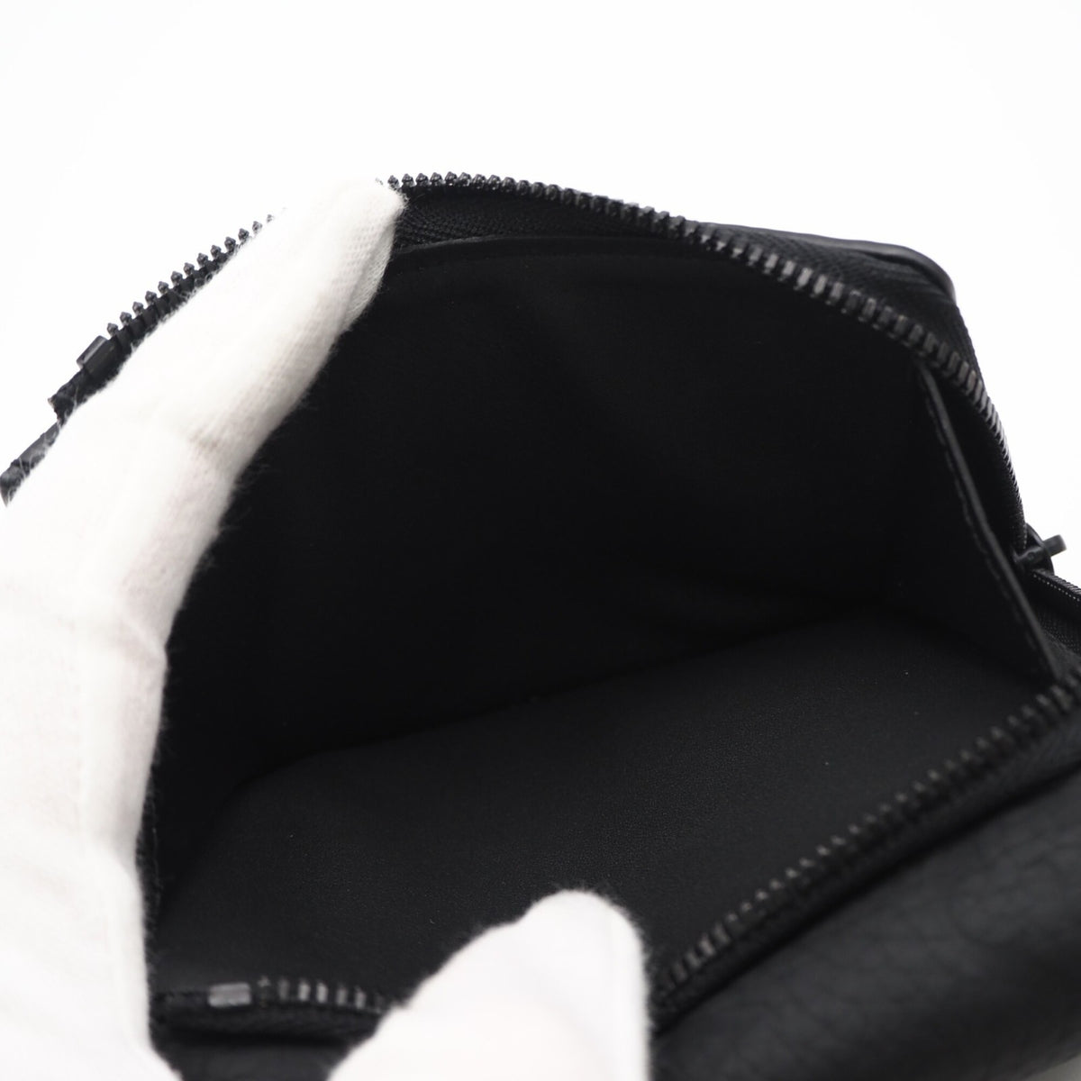 Louis Vuitton Taurillon Black Leather Wallet (Tri-Fold) (Pre-Owned)