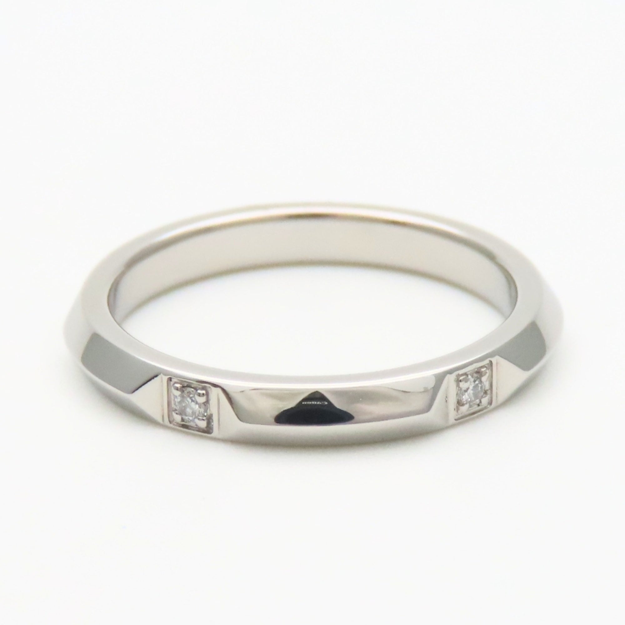 Tiffany Platinum Platinum 950 Band Ring (Pre-Owned)