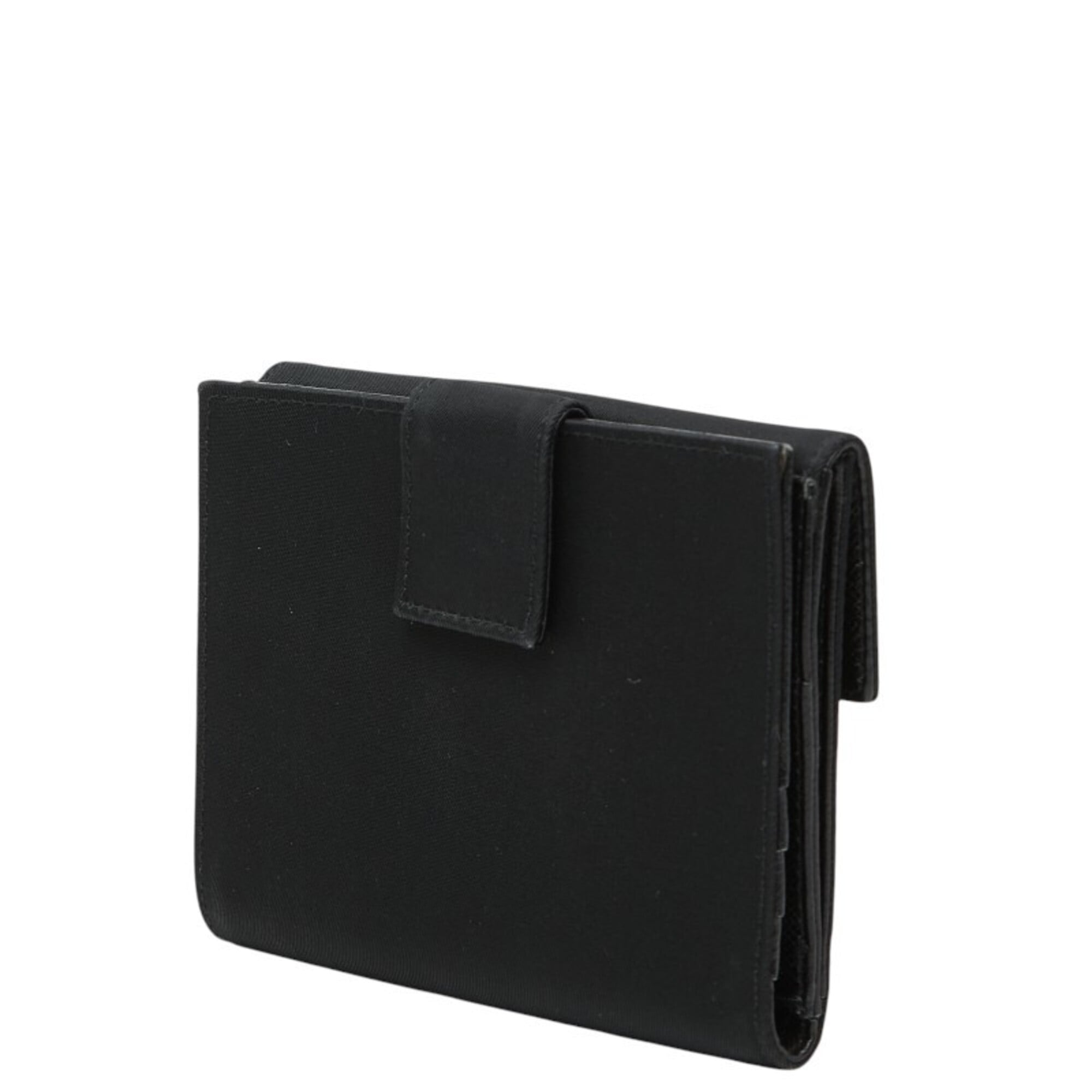 Prada Black Nylon Wallet (Bi-Fold) (Pre-Owned)