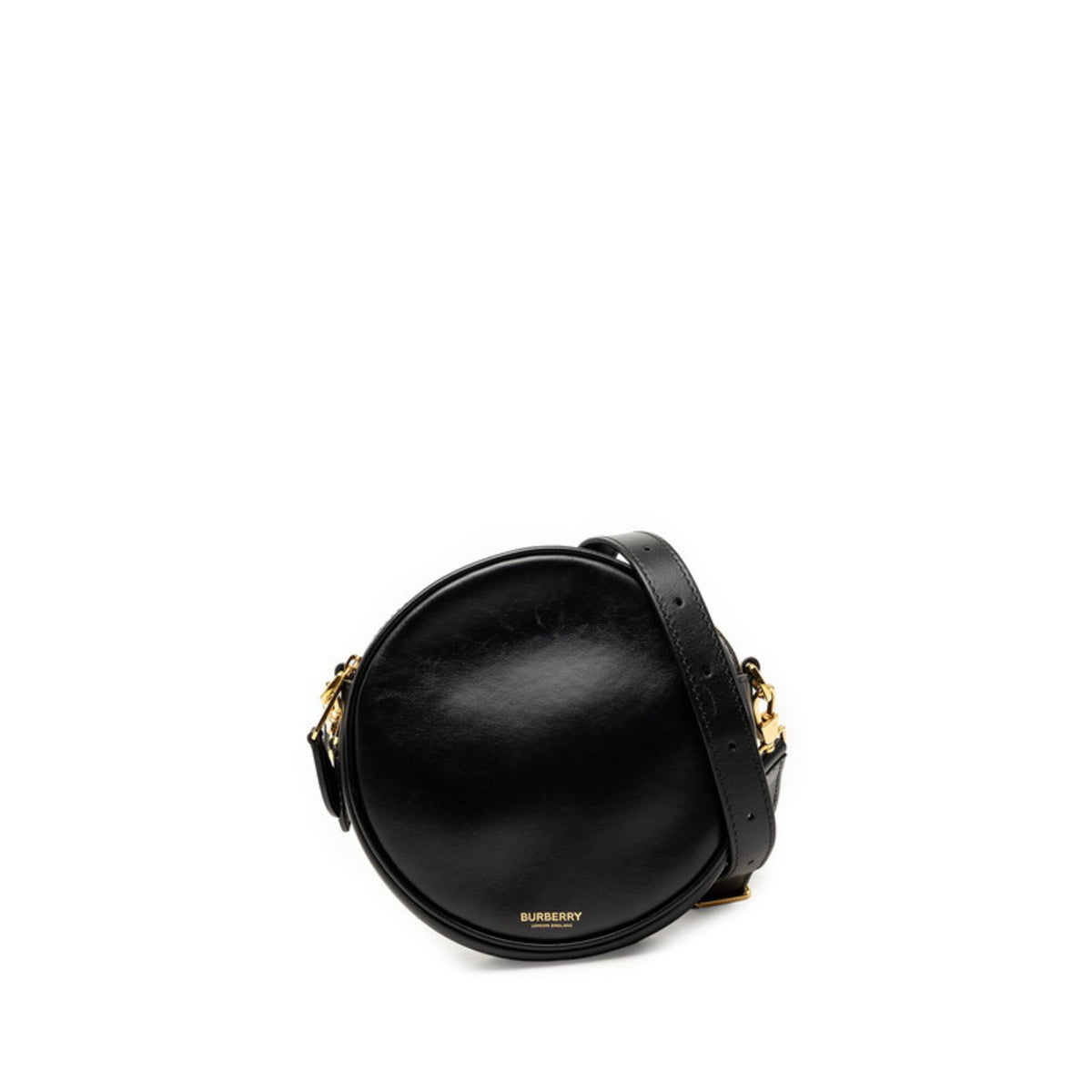 Burberry Black Leather Shoulder Bag (Pre-Owned)