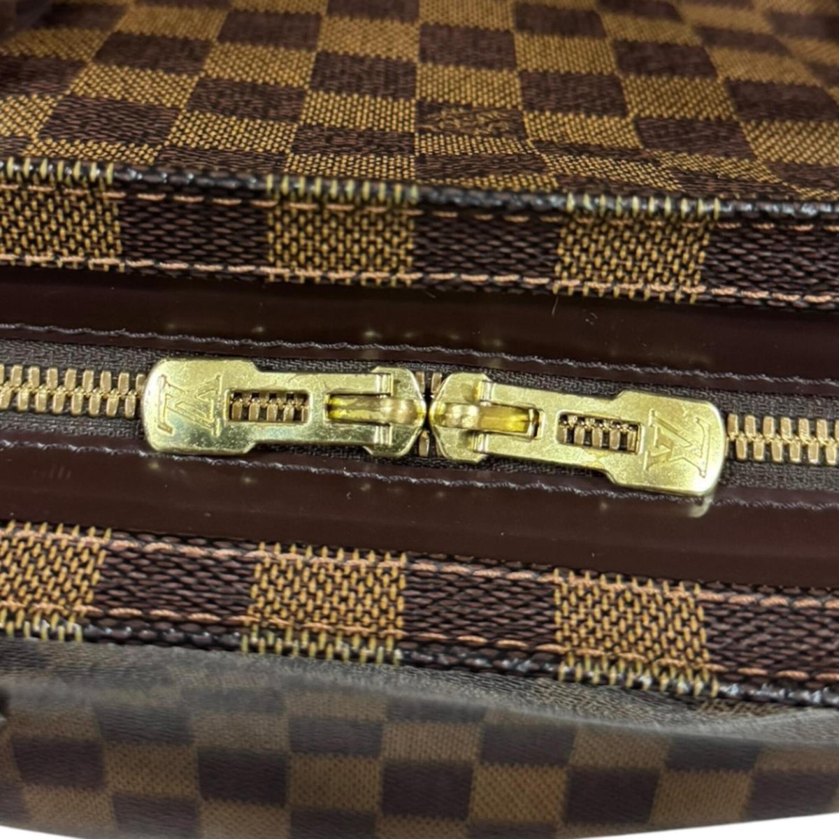 Louis Vuitton Brown Damier Canvas Ebene Galle Or Damier Canvas Tote Bag (Pre-Owned)