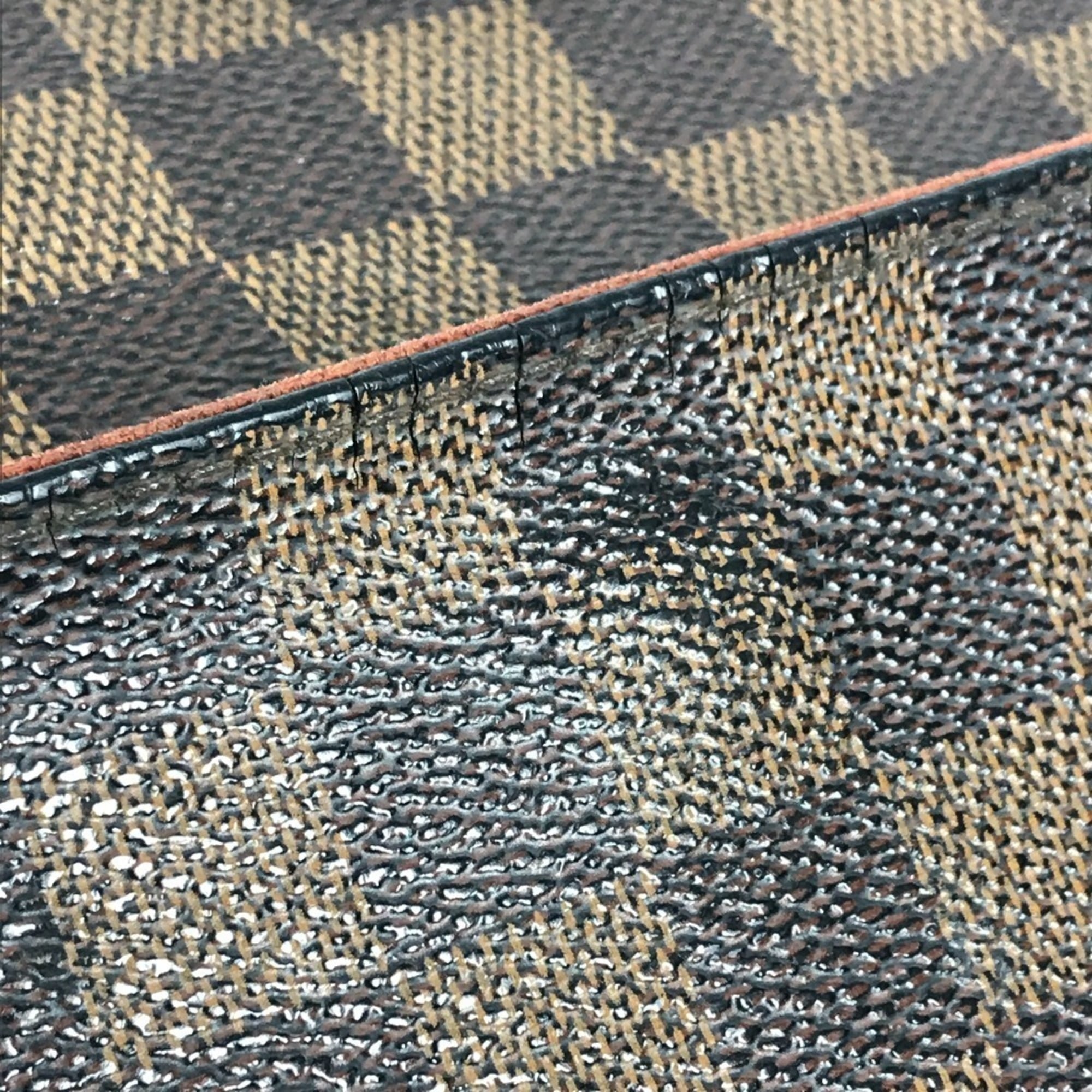 Louis Vuitton Brown Ebene Damier Canvas Handbag Shoulder Bag Tote Bag (Pre-Owned)