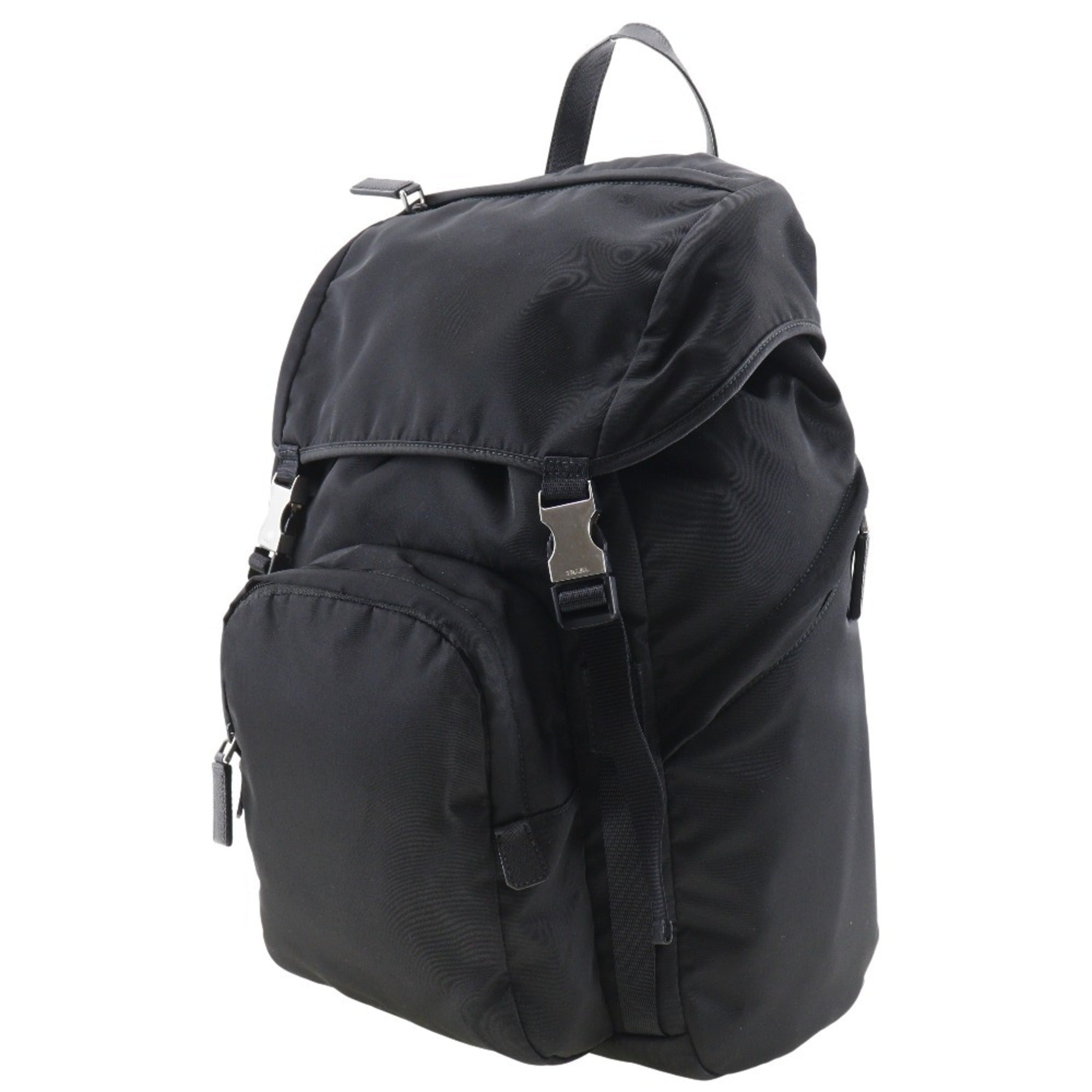 Prada Black Nero Nylon Backpack (Pre-Owned)