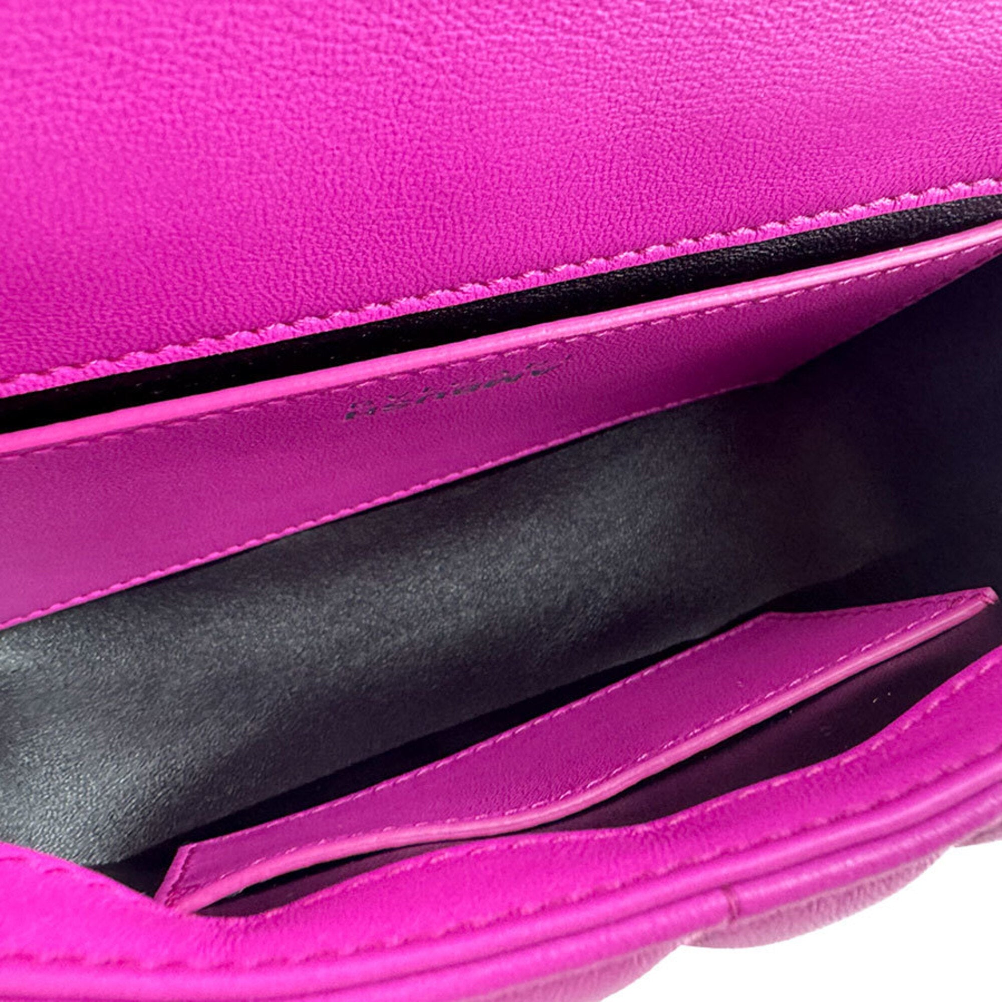 Bvlgari Pink Leather Fanny Pack Shoulder Bag (Pre-Owned)