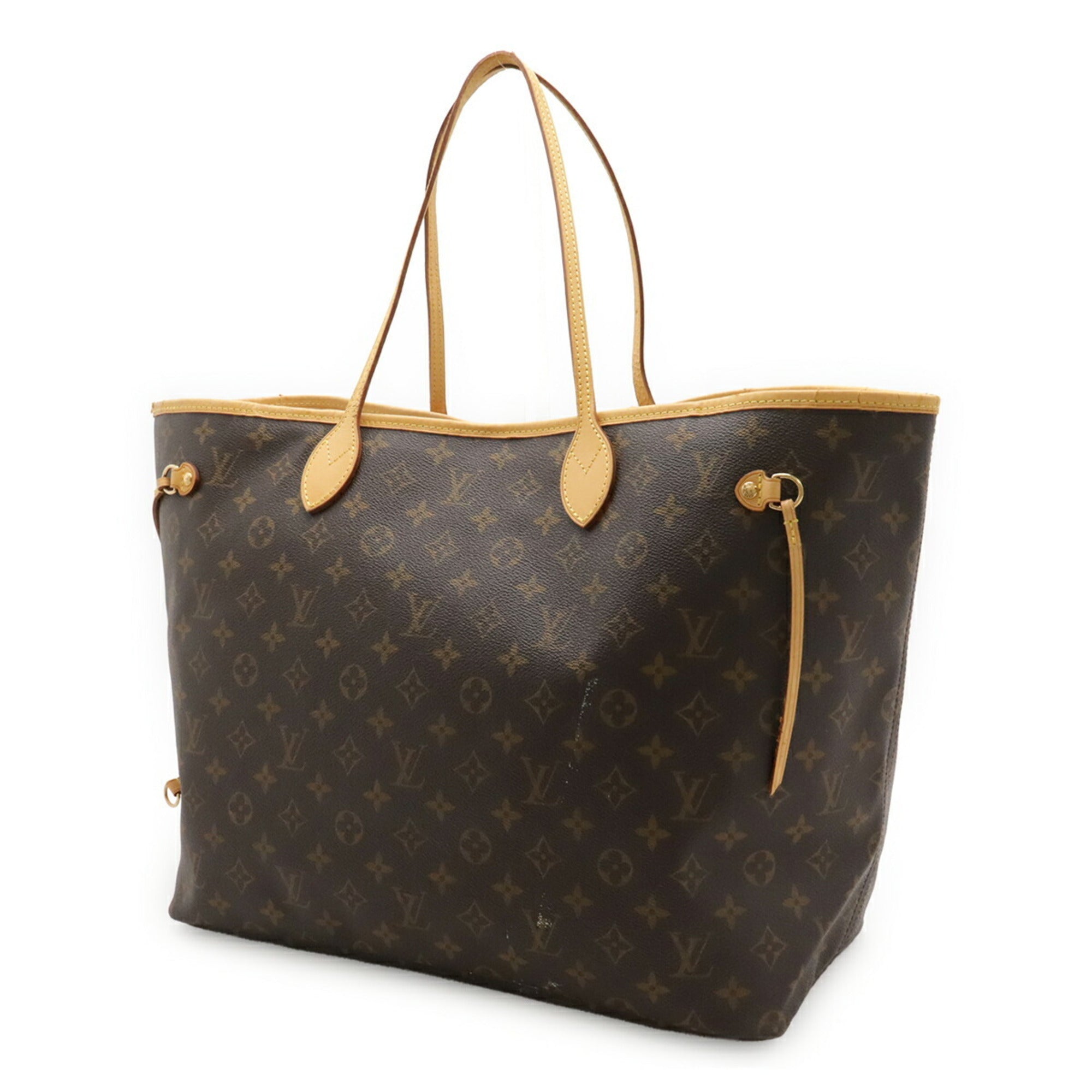 Louis Vuitton Brown Monogram Canvas Shoulder Bag Tote Bag (Pre-Owned)