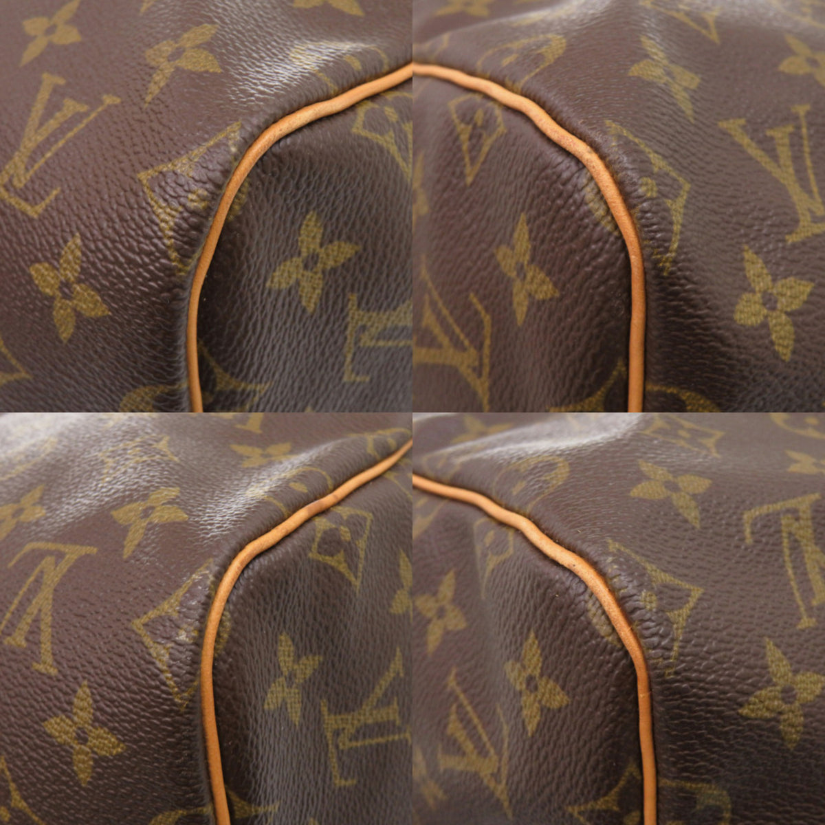 Louis Vuitton Brown Monogram Canvas Boston Bag (Pre-Owned)