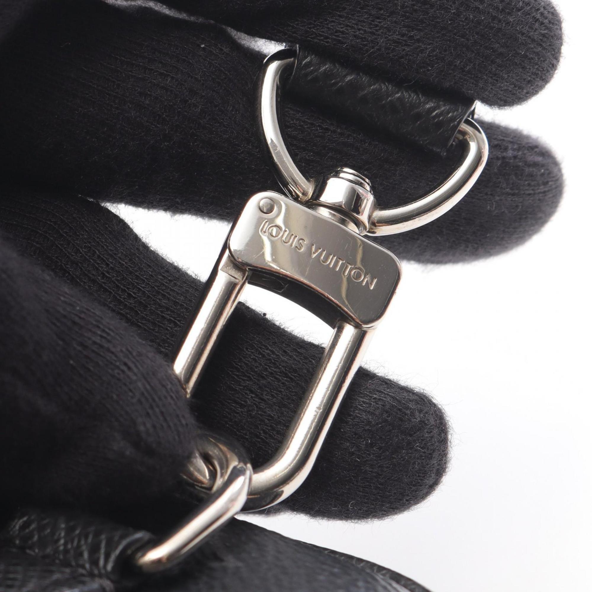 Louis Vuitton Black Coated Canvas Leather Fanny Pack Pochette (Pre-Owned)