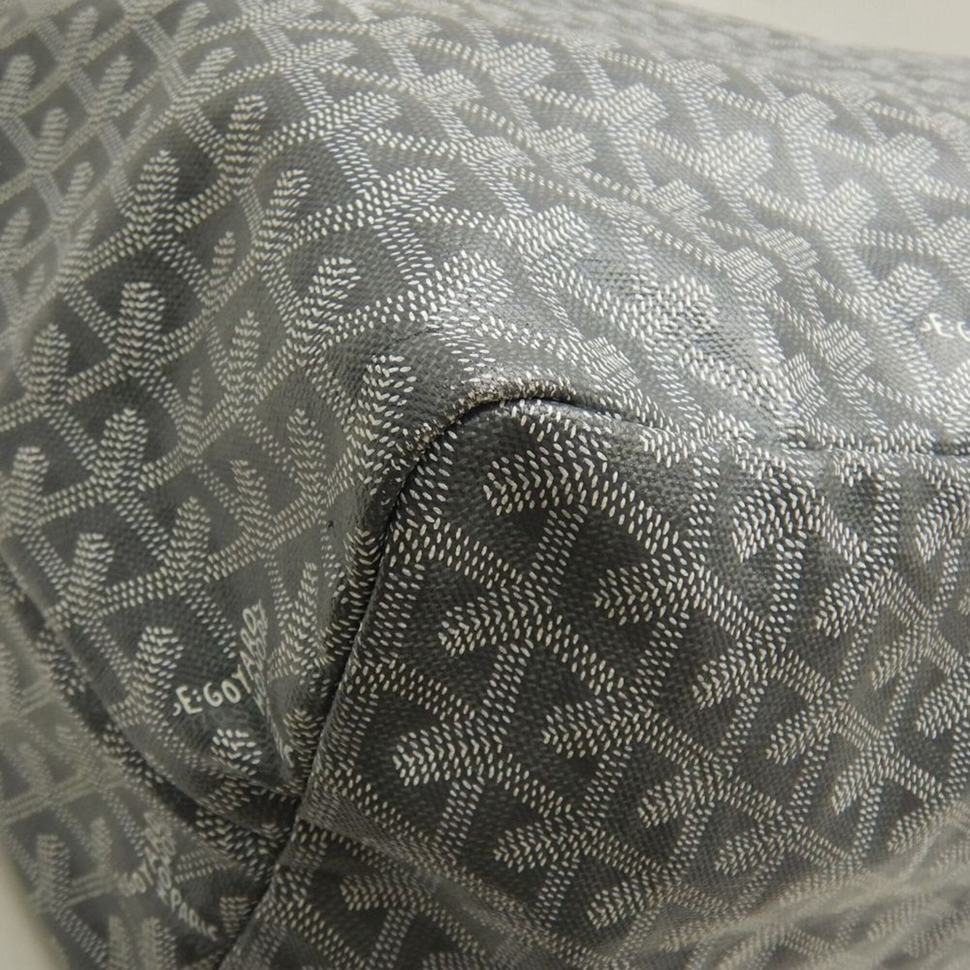 Goyard Gray Coated Canvas Pouch Tote Bag (Pre-Owned)