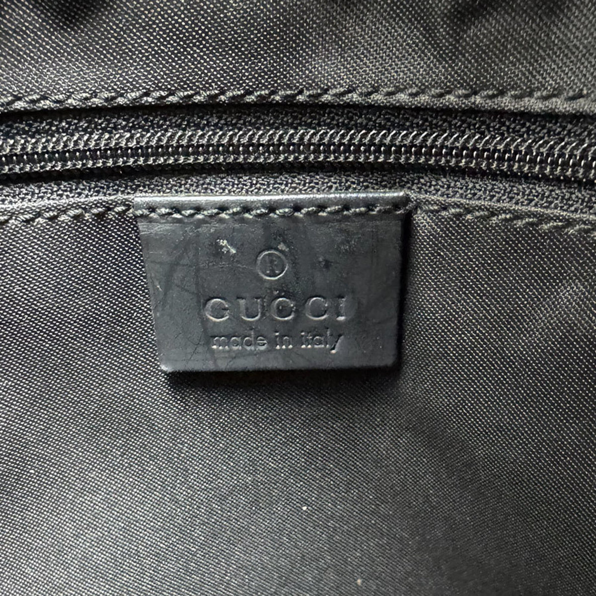 Gucci Black Nylon Canvas Handbag (Pre-Owned)