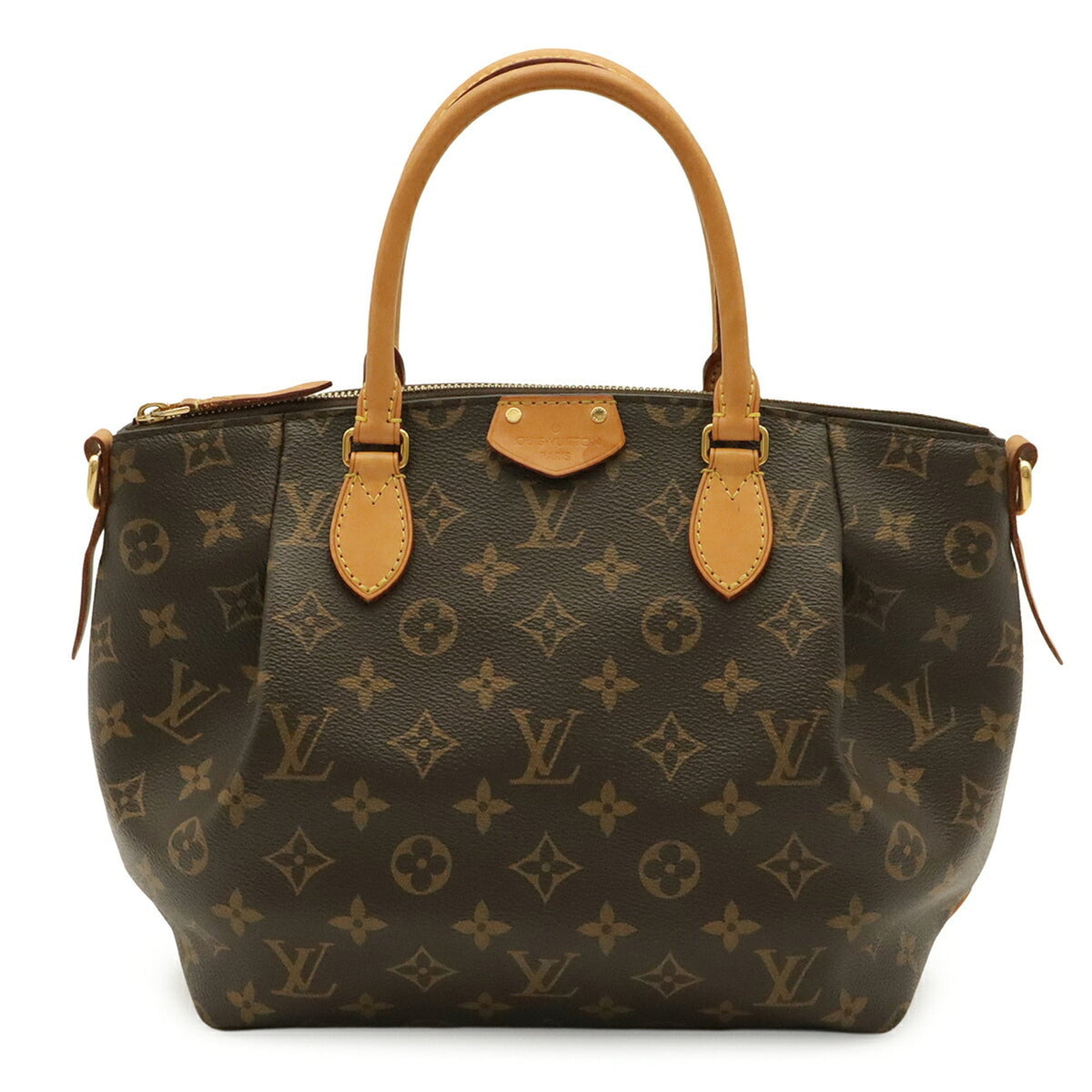 Louis Vuitton Brown Galle Monogram White Monogram Handbag (Pre-Owned)