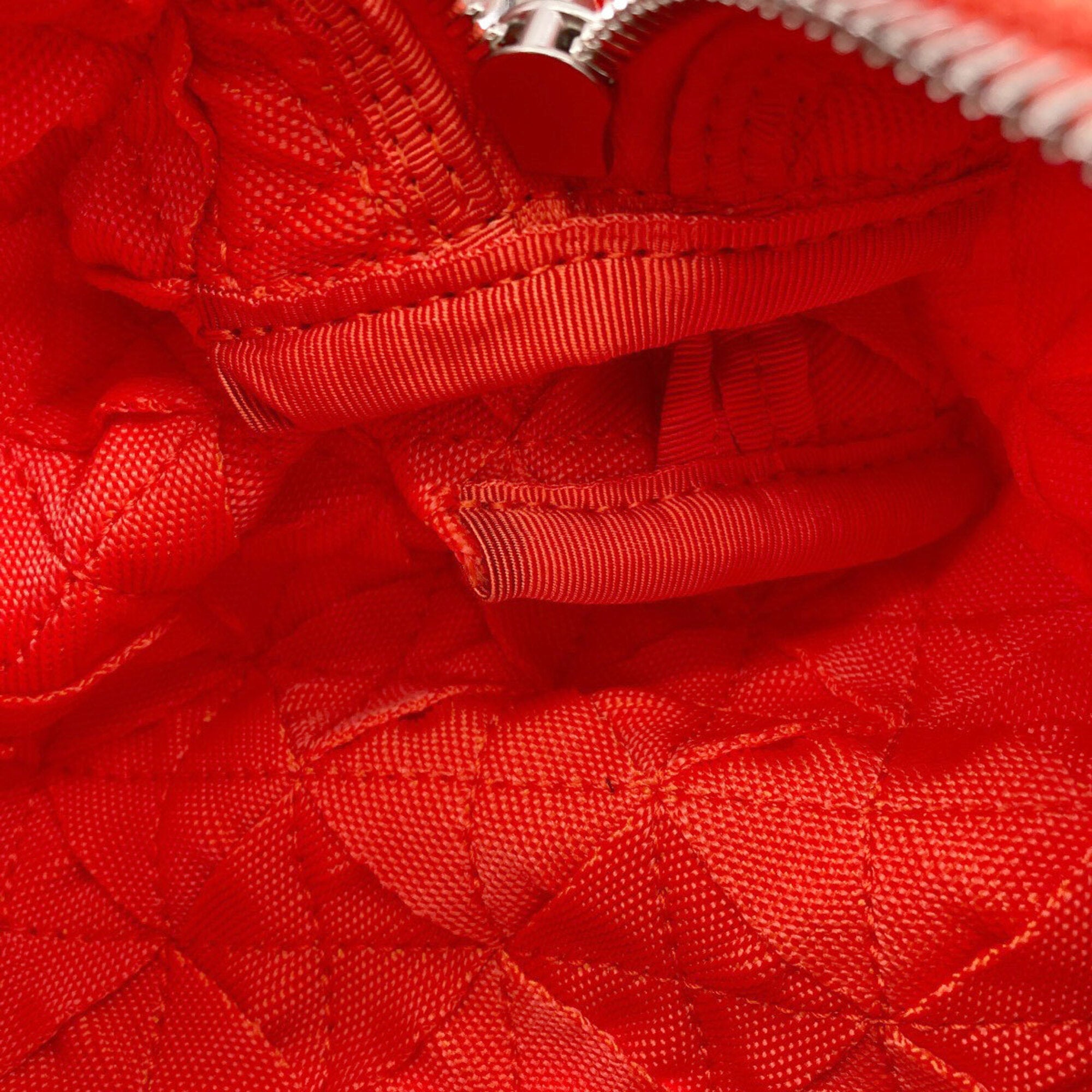 Bottega Veneta Orange Canvas Sling Bag (Pre-Owned)