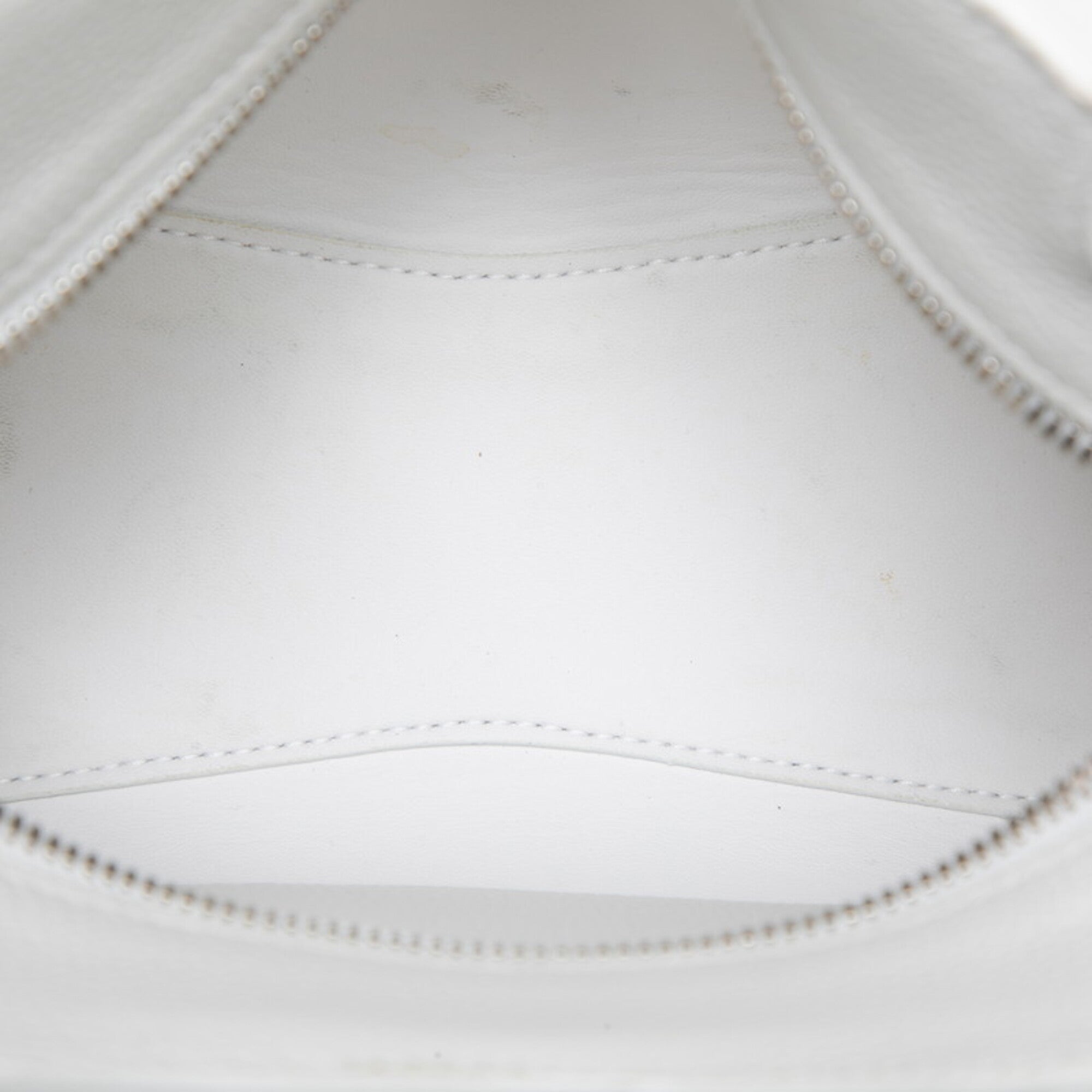 Balenciaga White Leather Handbag Shoulder Bag (Pre-Owned)