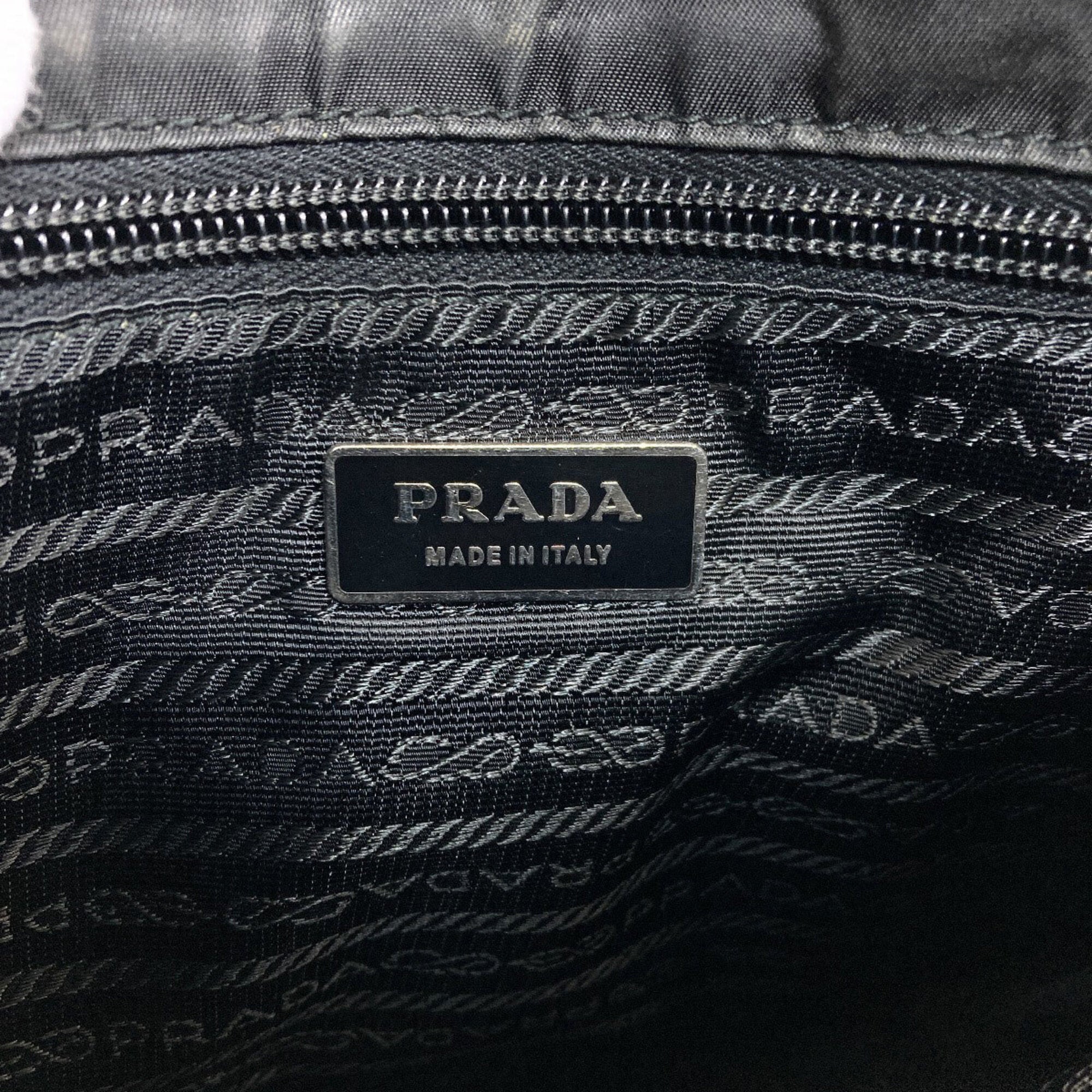 Prada Black Nylon Shoulder Bag (Pre-Owned)