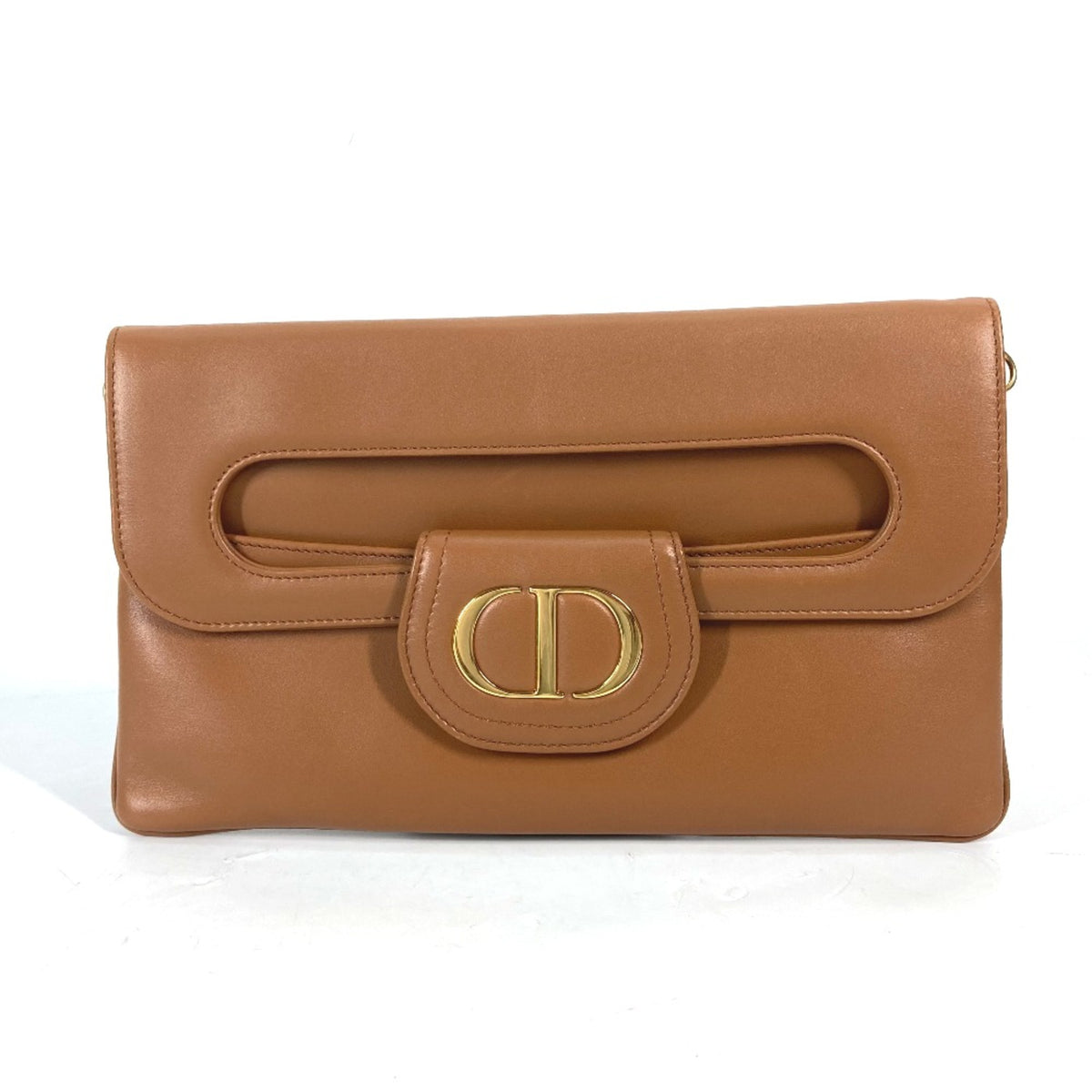 Christian Dior Brown Leather Handbag (Pre-Owned)