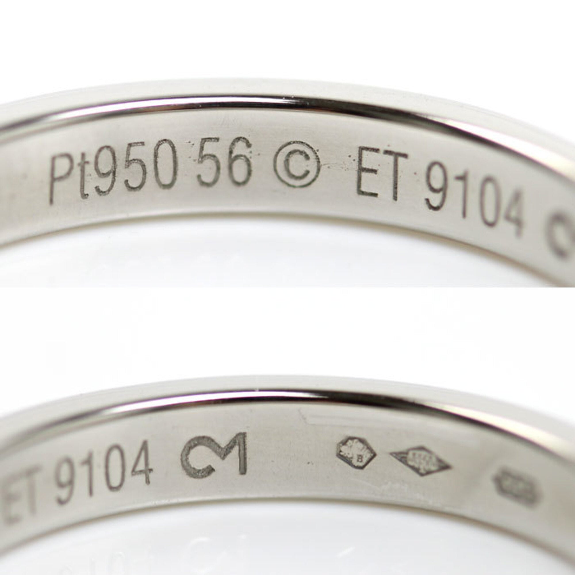 Cartier Platinum 950 Band Ring (Pre-Owned)