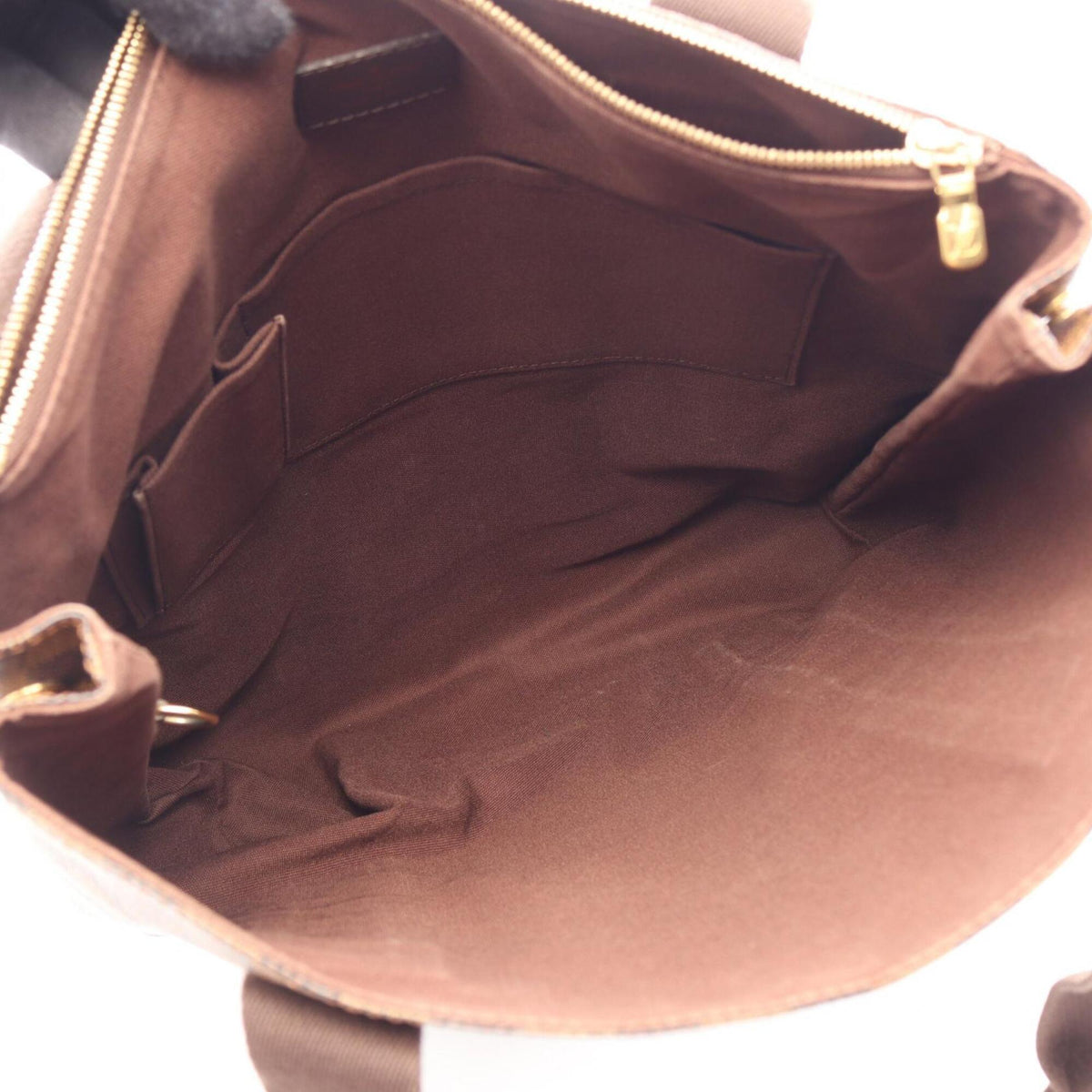 Louis Vuitton Brown Damier Canvas Ebene Coated Canvas Leather Handbag Tote Bag (Pre-Owned)
