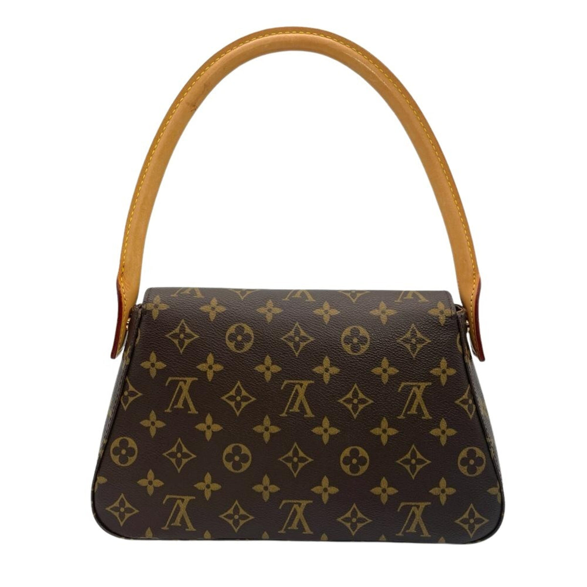 Louis Vuitton Brown Monogram Canvas Shoulder Bag (Pre-Owned)