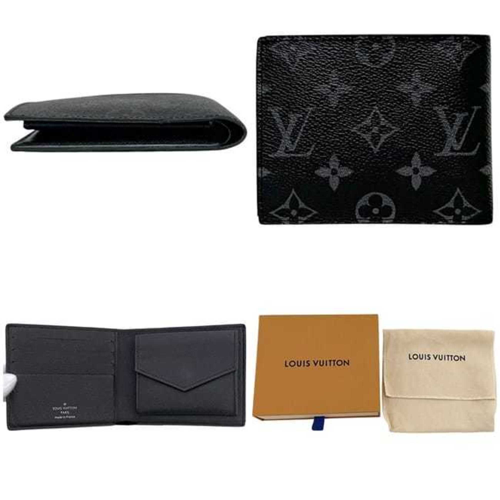 Louis Vuitton Black Monogram Eclipse Monogram Eclipse Wallet (Bi-Fold) (Pre-Owned)