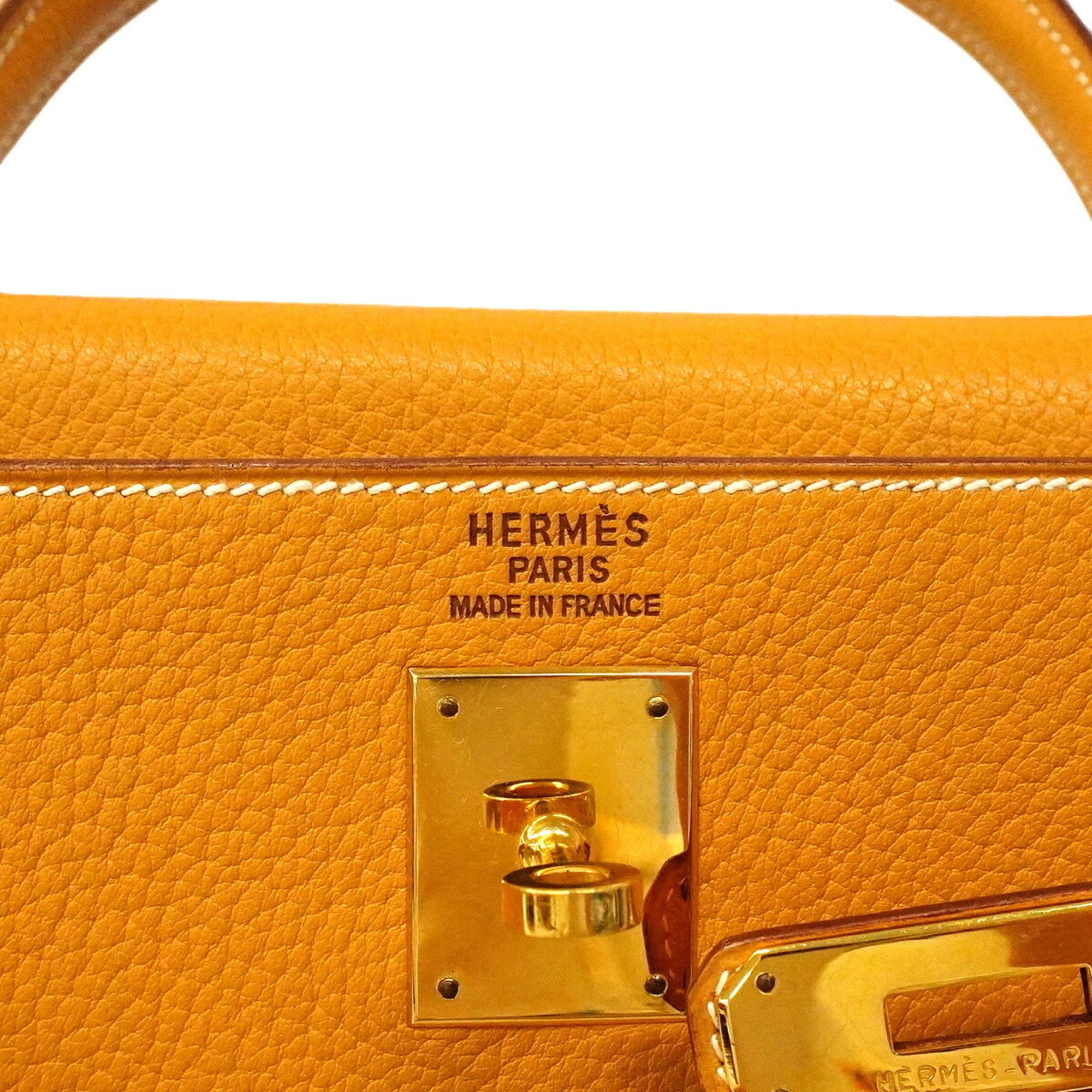 Hermes Natural Ardennes Leather Handbag (Pre-Owned)