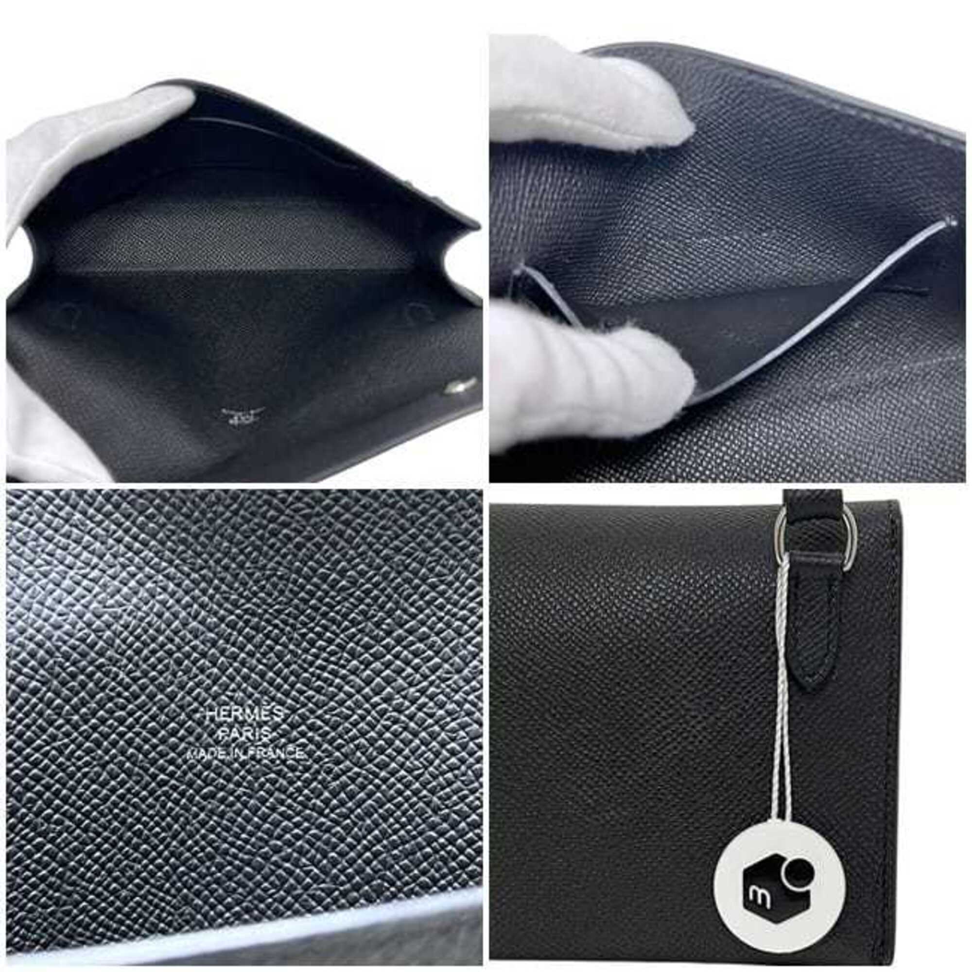 Hermes Black Leather Shoulder Bag (Pre-Owned)