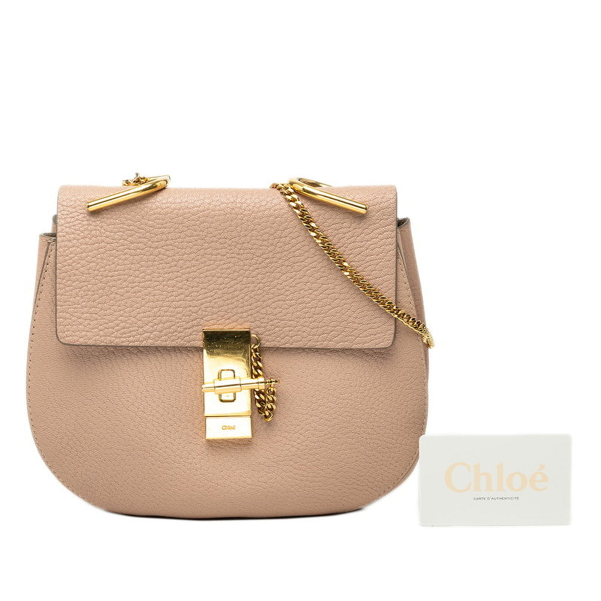 Chloé Pink Leather Shoulder Bag (Pre-Owned)