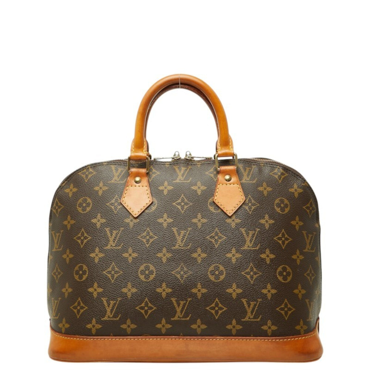 Louis Vuitton Brown Pvc Leather Handbag (Pre-Owned)