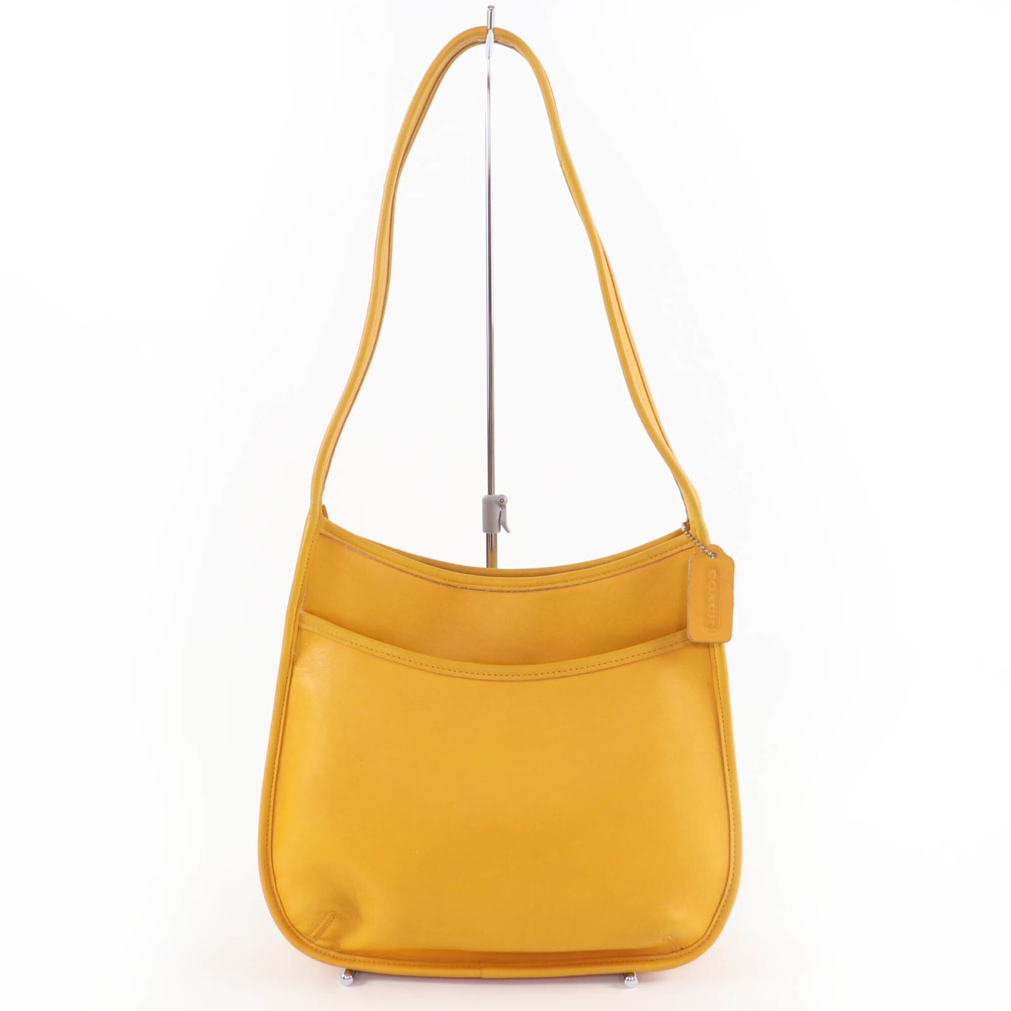 Coach Yellow Leather Shoulder Bag (Pre-Owned)